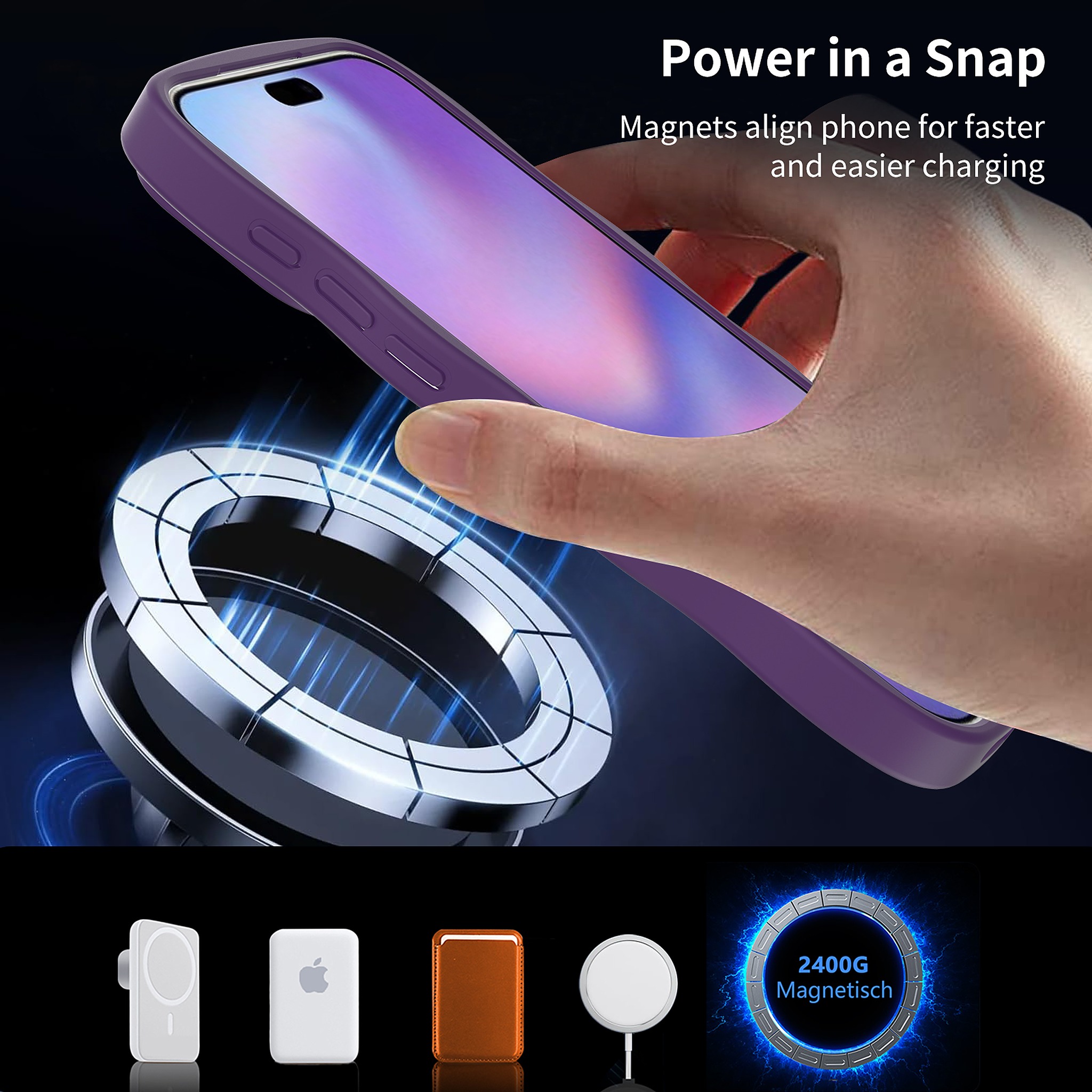 SendaFit Wavy Matte Two-in-One MagSafe Case for iPhone 17 Pro Max detail 22