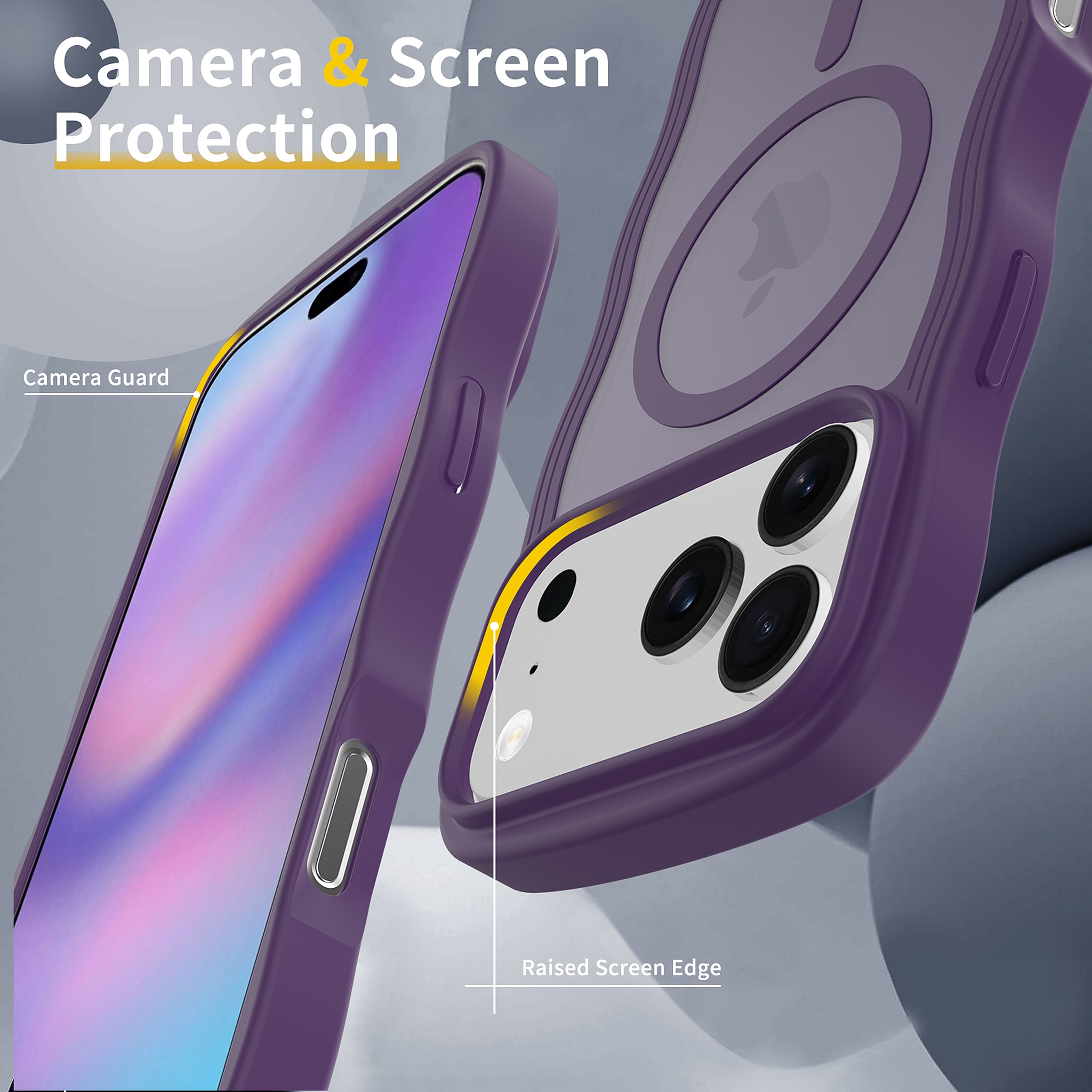 SendaFit Wavy Matte Two-in-One MagSafe Case for iPhone 17 Pro Max detail 24