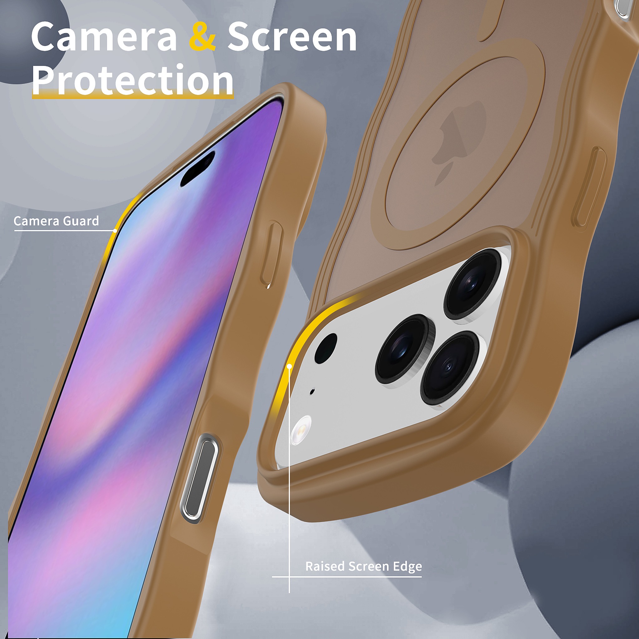 SendaFit Wavy Matte Two-in-One MagSafe Case for iPhone 17 Pro Max detail 3
