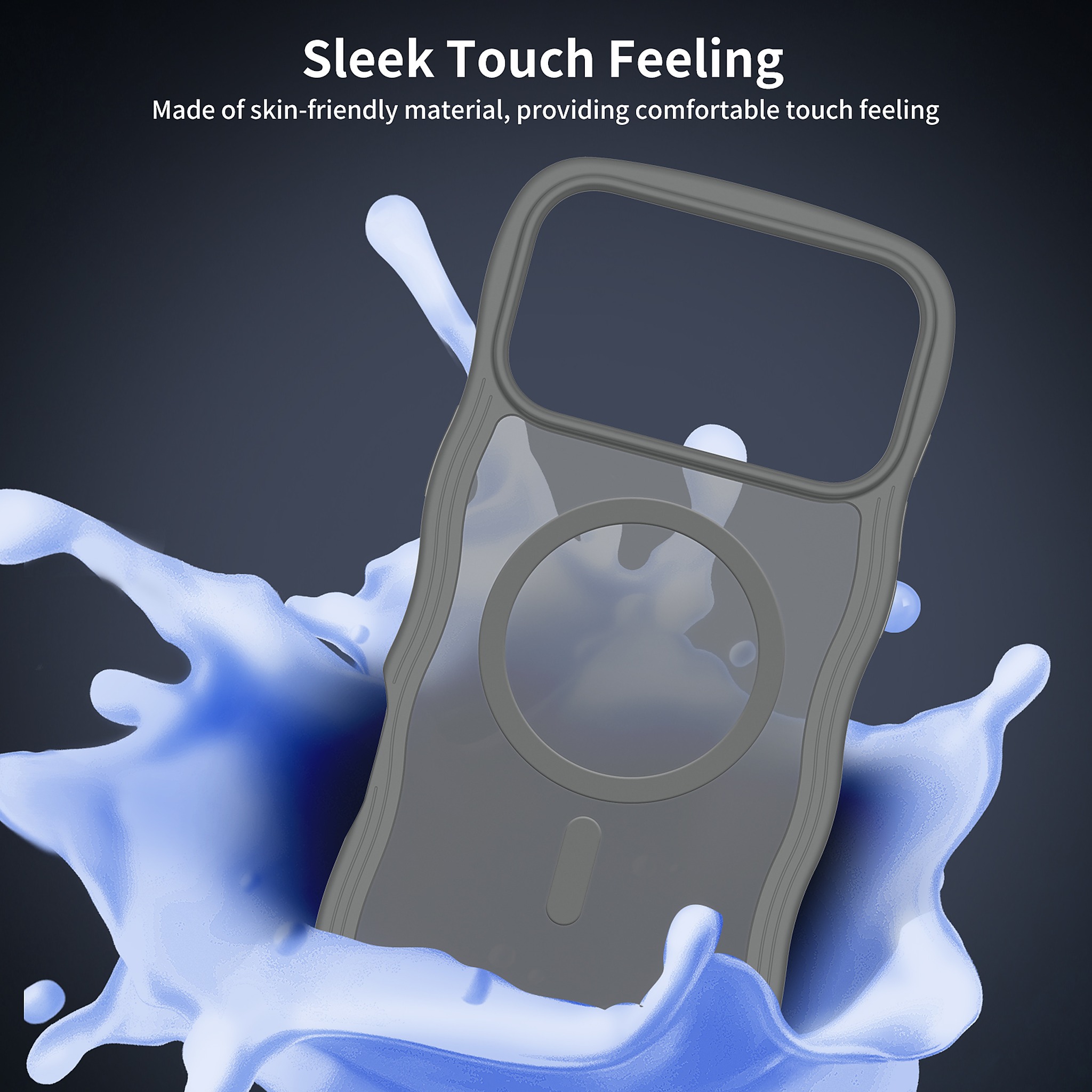 SendaFit Wavy Matte Two-in-One MagSafe Case for iPhone 17 Pro Max detail 6