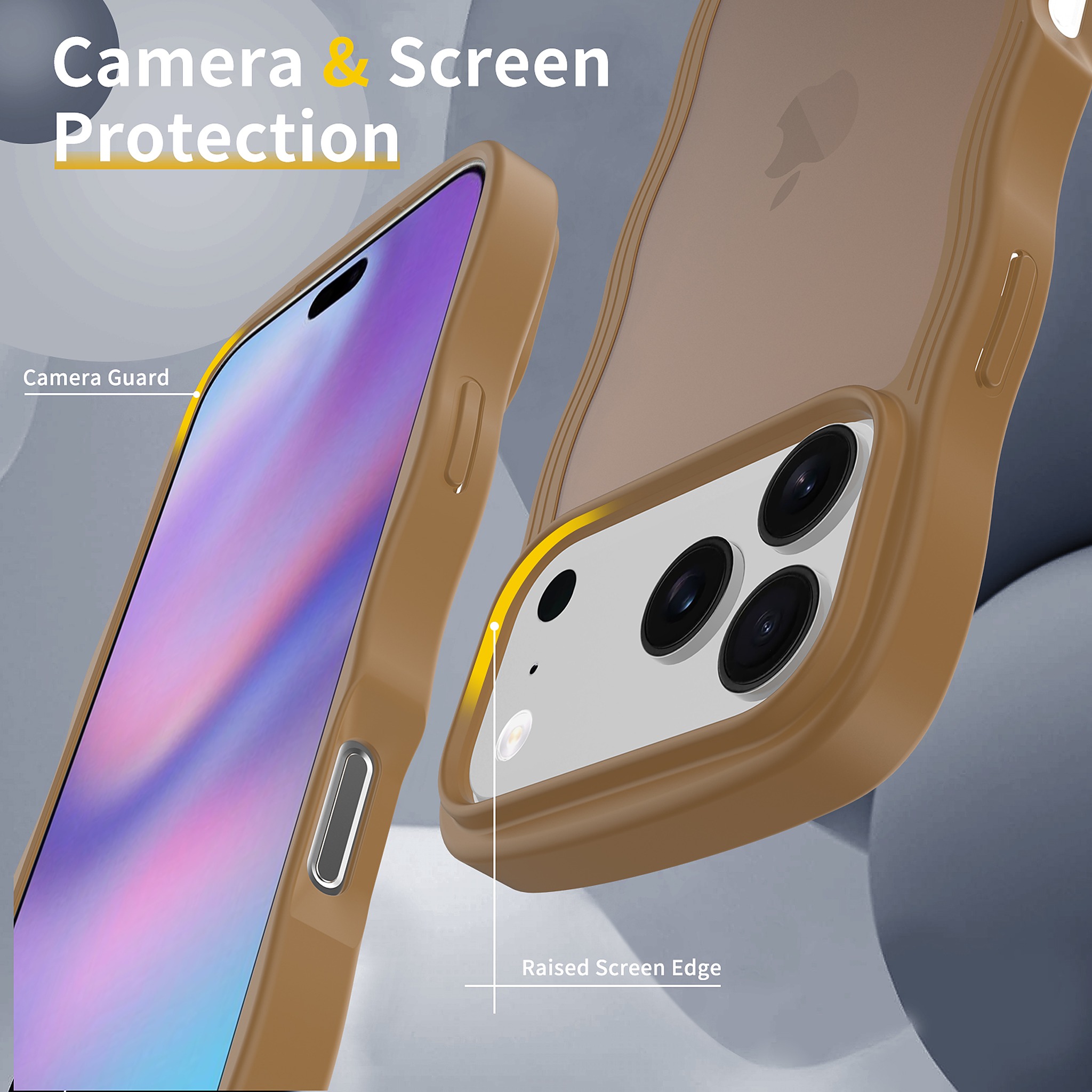 SendaFit Wavy Matte Two-in-One Case for iPhone 17 Pro Max detail 1