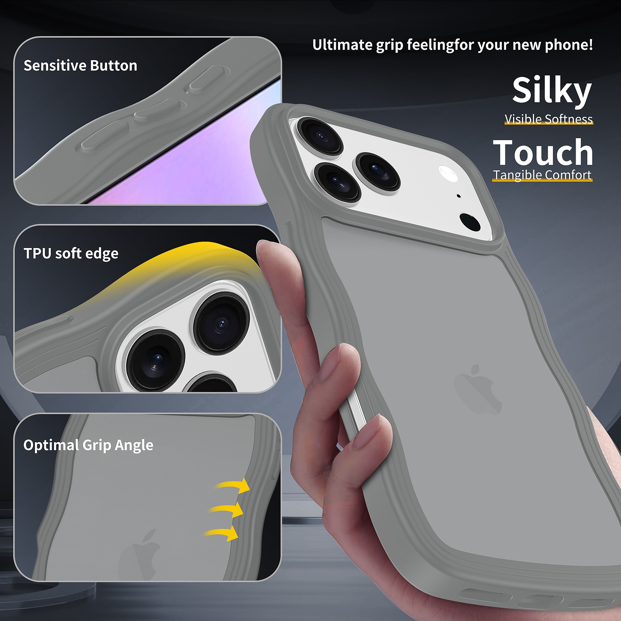 SendaFit Wavy Matte Two-in-One Case for iPhone 17 Pro Max detail 11