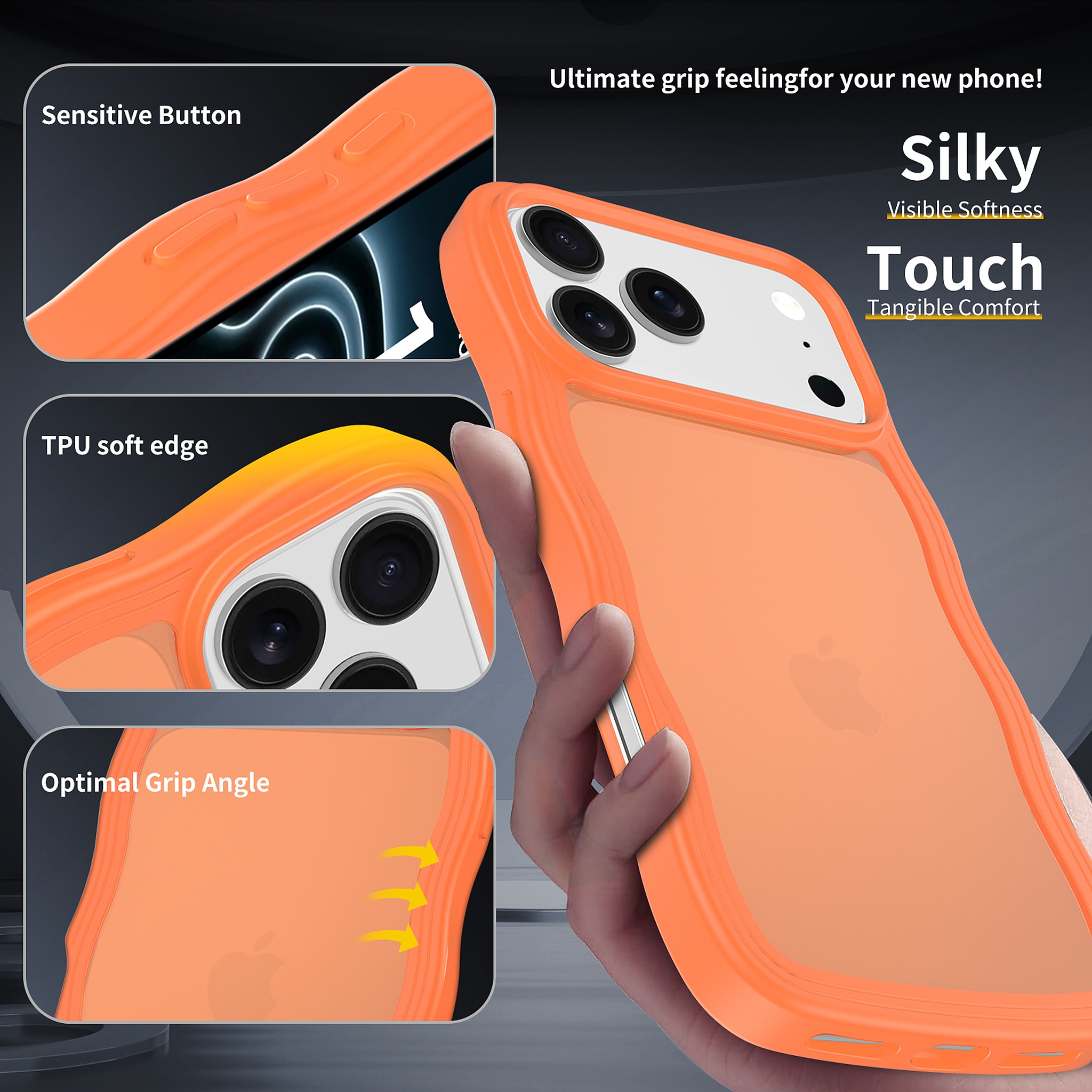 SendaFit Wavy Matte Two-in-One Case for iPhone 17 Pro Max detail 20