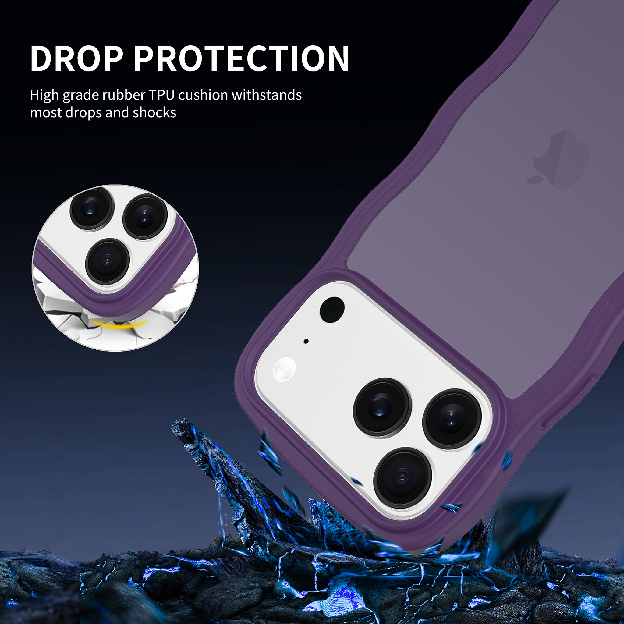 SendaFit Wavy Matte Two-in-One Case for iPhone 17 Pro Max detail 21