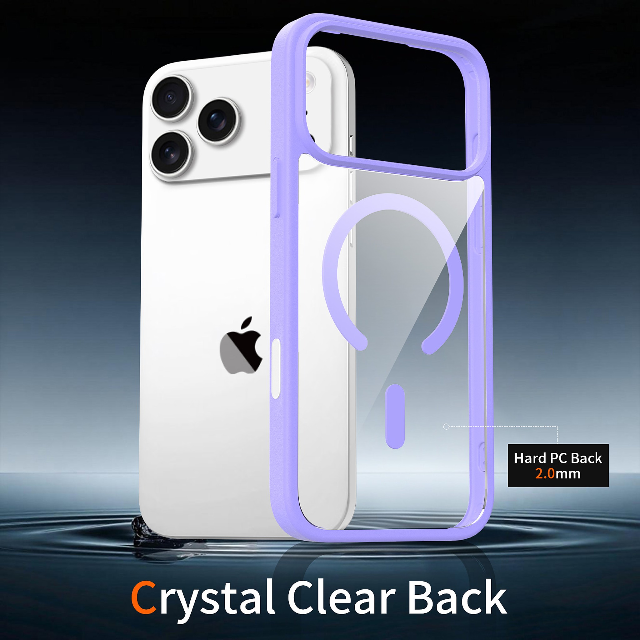 SendaFit Clear Two-in-One Camera-Button MagSafe Case for iPhone 17 Pro Max detail 11