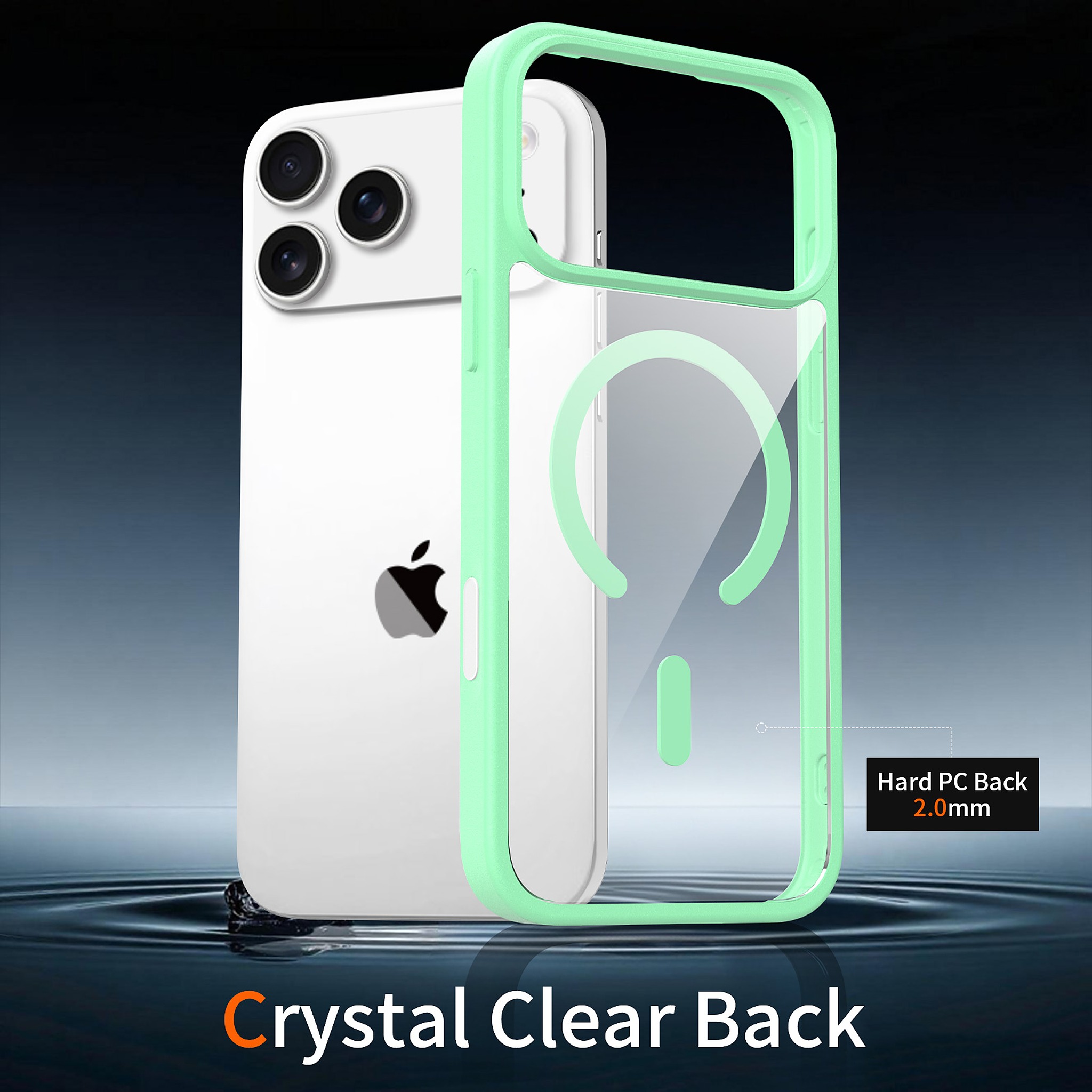 SendaFit Clear Two-in-One Camera-Button MagSafe Case for iPhone 17 Pro Max detail 12