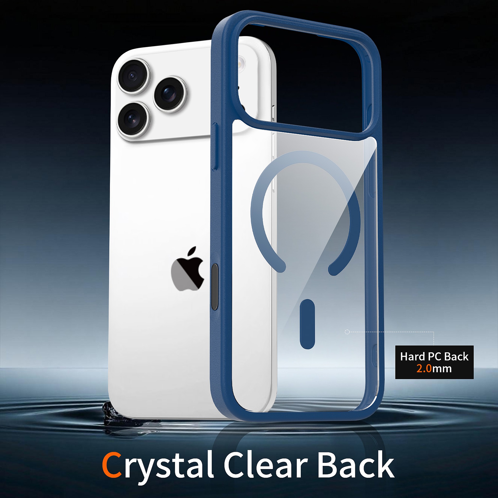 SendaFit Clear Two-in-One Camera-Button MagSafe Case for iPhone 17 Pro Max detail 13