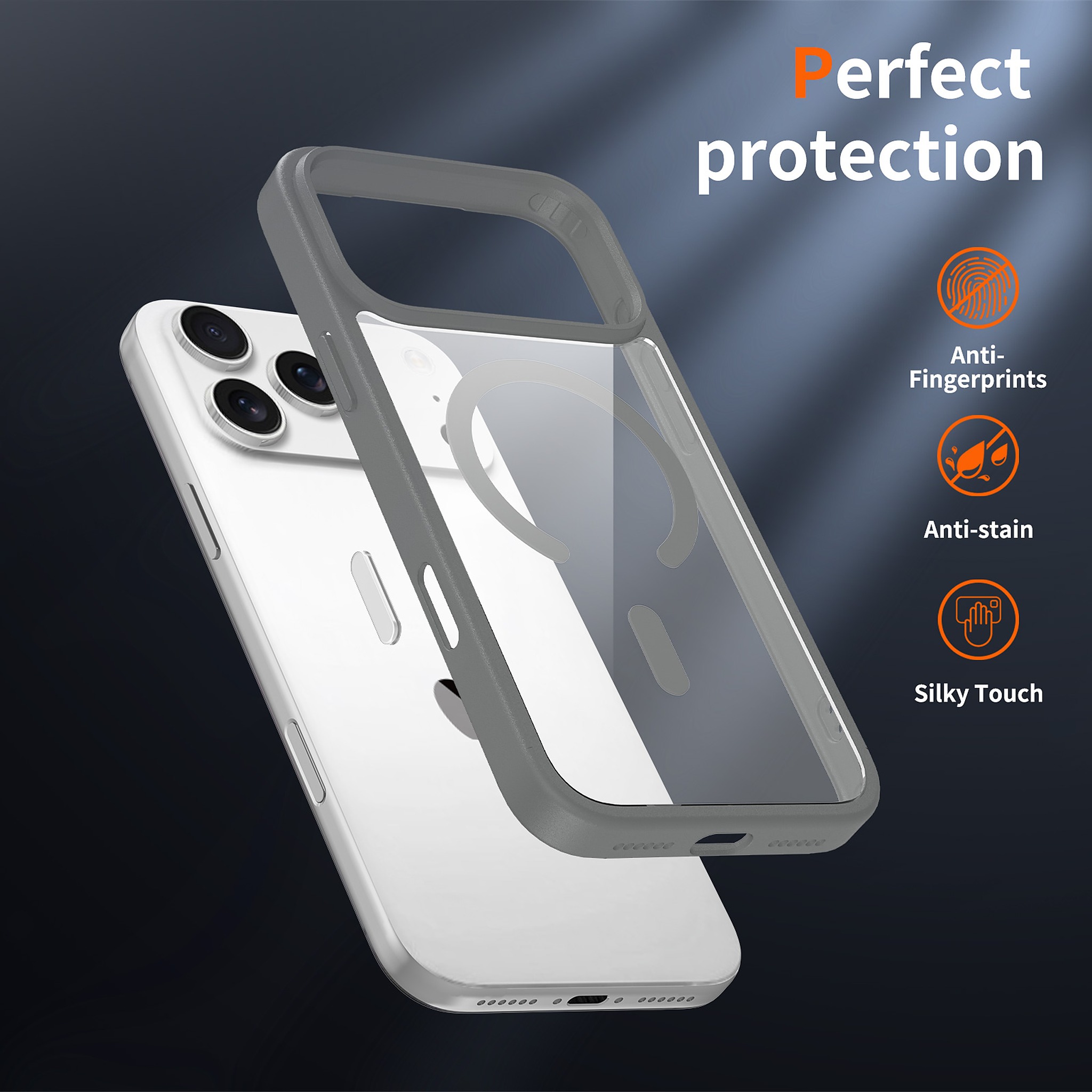 SendaFit Clear Two-in-One Camera-Button MagSafe Case for iPhone 17 Pro Max detail 15
