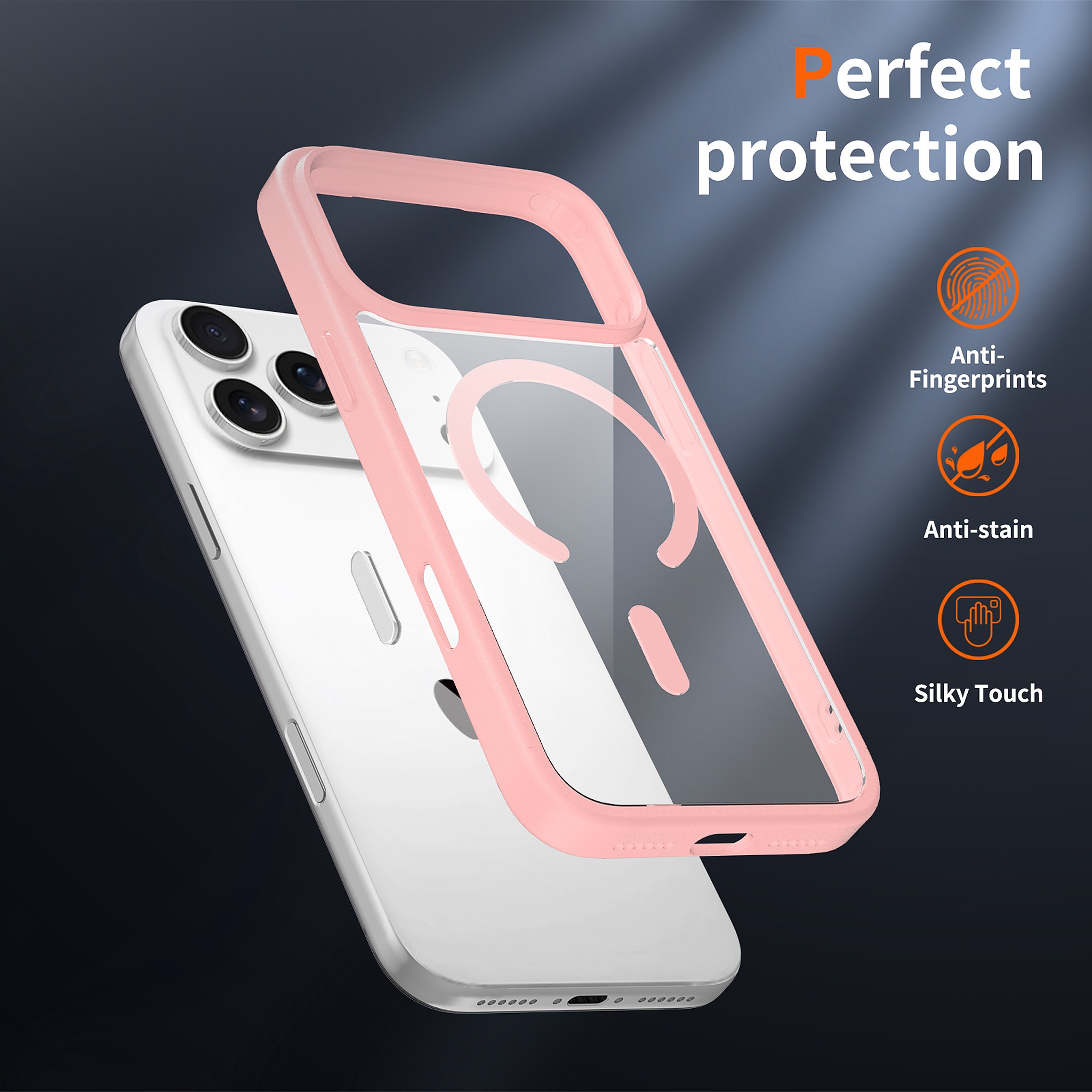 SendaFit Clear Two-in-One Camera-Button MagSafe Case for iPhone 17 Pro Max detail 17