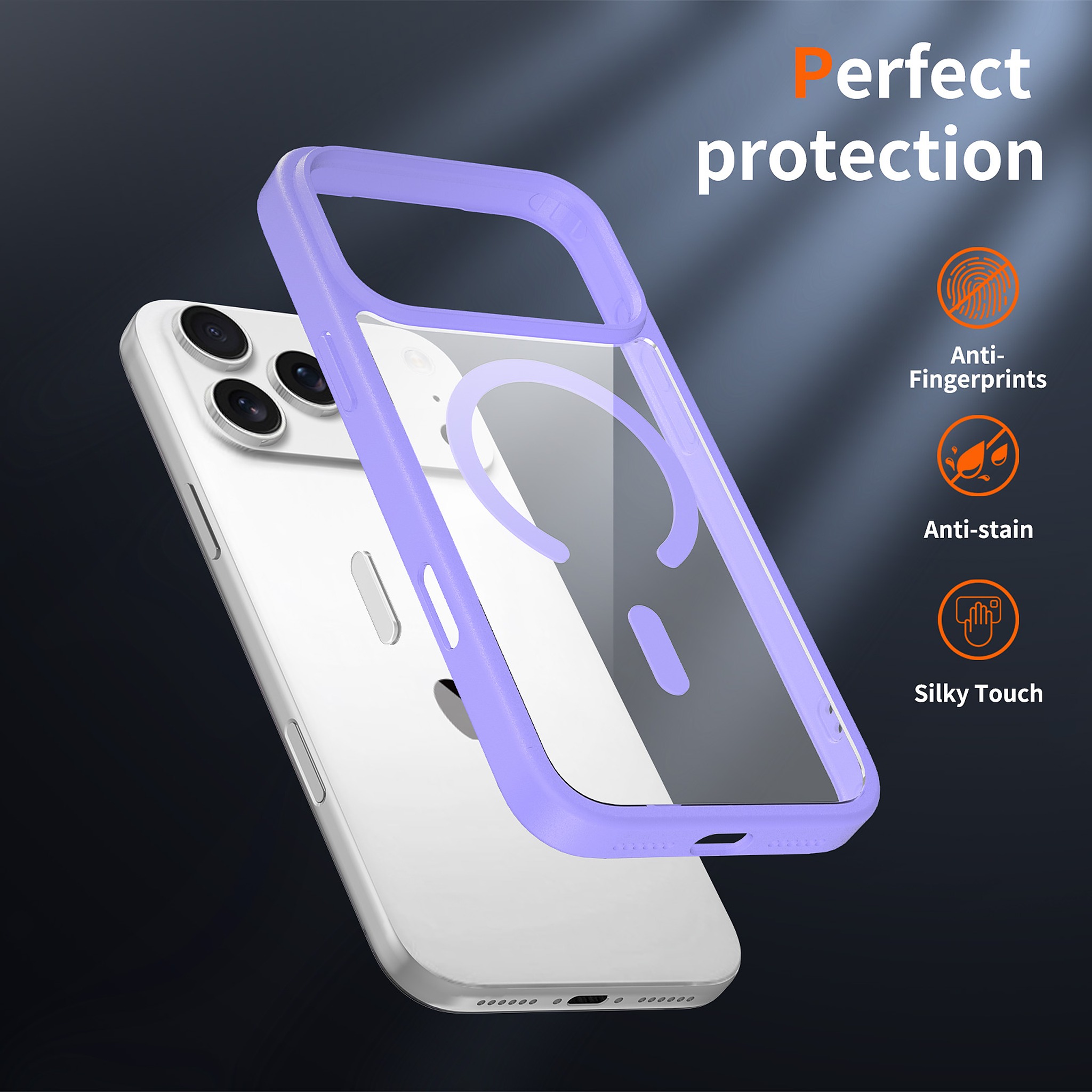 SendaFit Clear Two-in-One Camera-Button MagSafe Case for iPhone 17 Pro Max detail 18