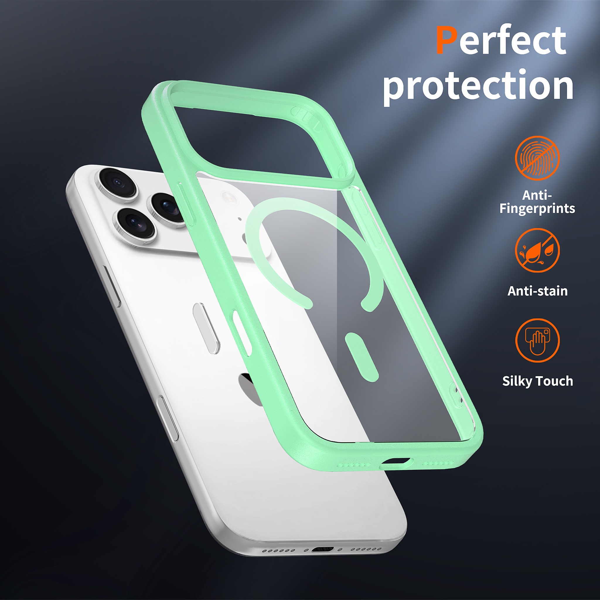 SendaFit Clear Two-in-One Camera-Button MagSafe Case for iPhone 17 Pro Max detail 19
