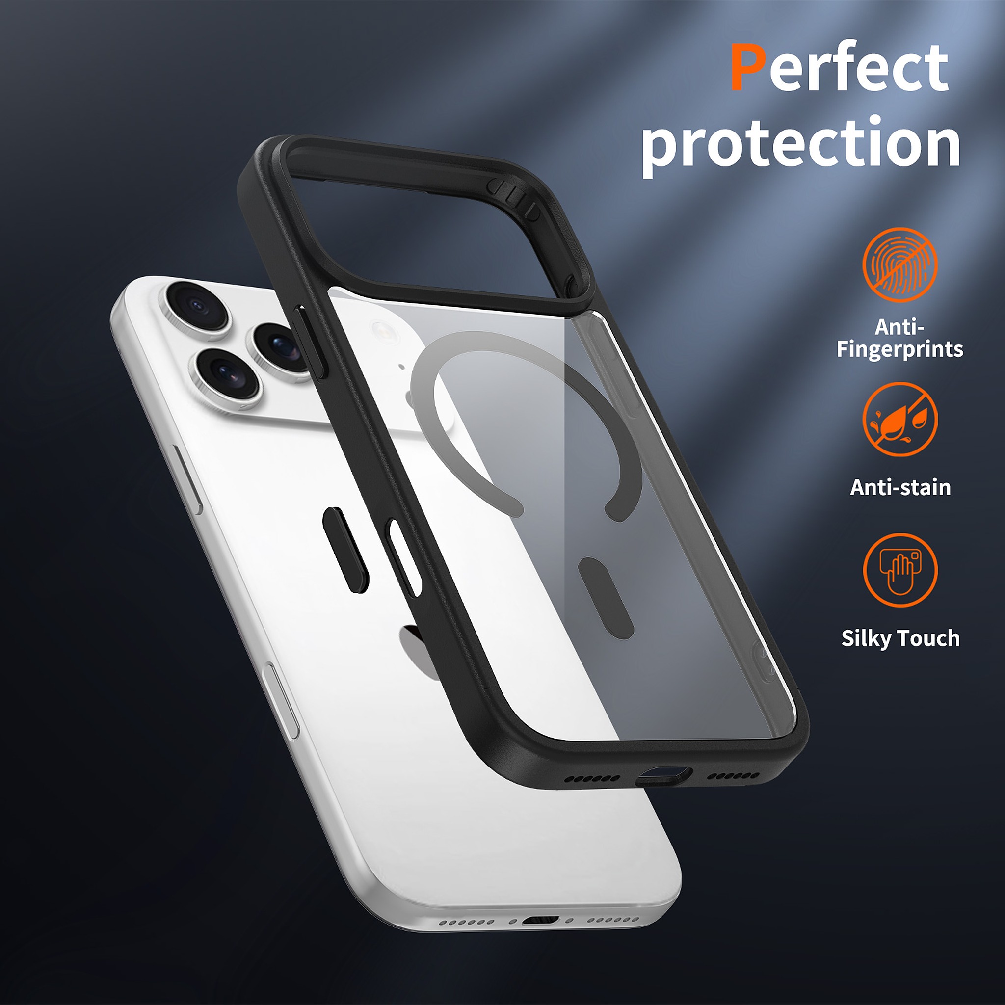 SendaFit Clear Two-in-One Camera-Button MagSafe Case for iPhone 17 Pro Max detail 21