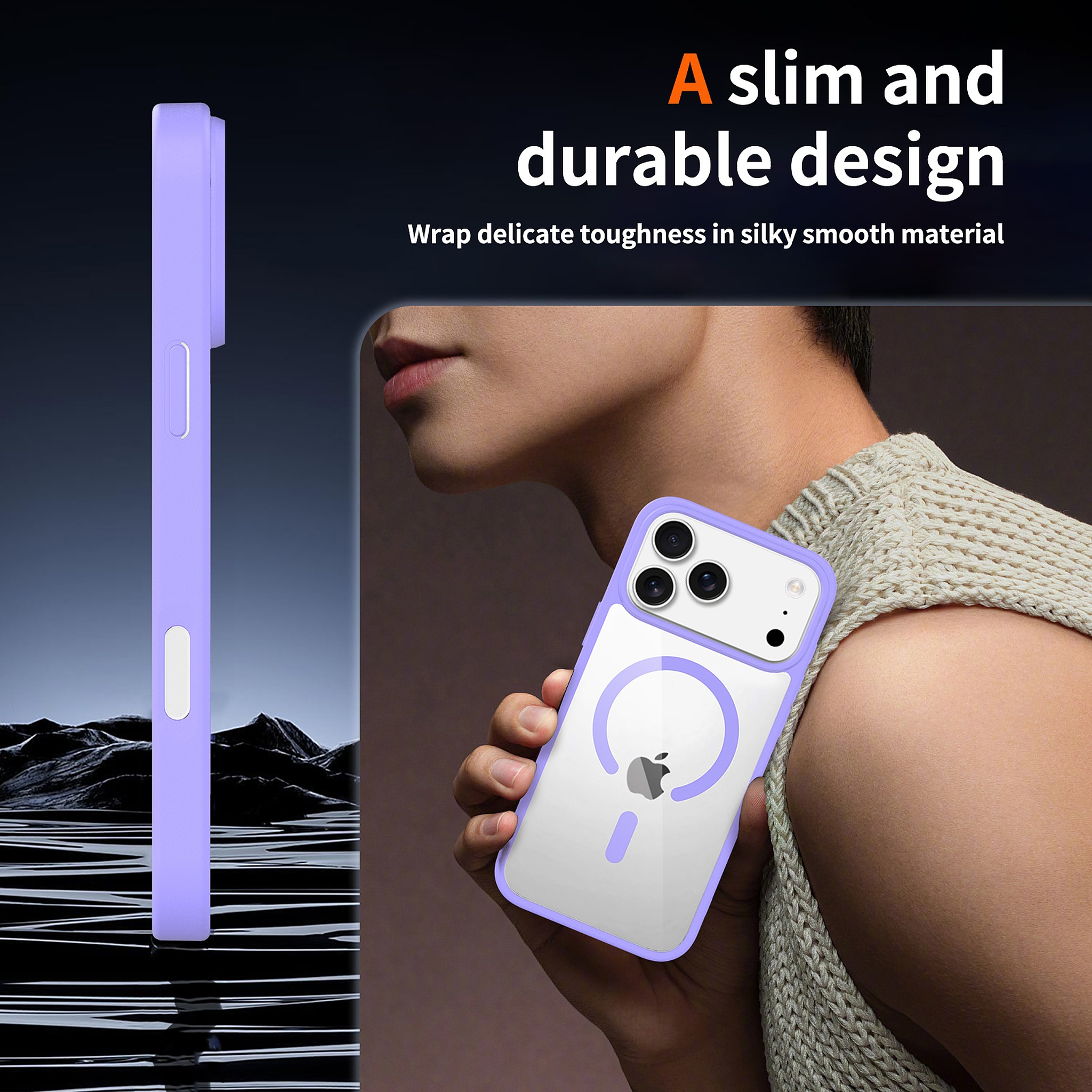 SendaFit Clear Two-in-One Camera-Button MagSafe Case for iPhone 17 Pro Max detail 25