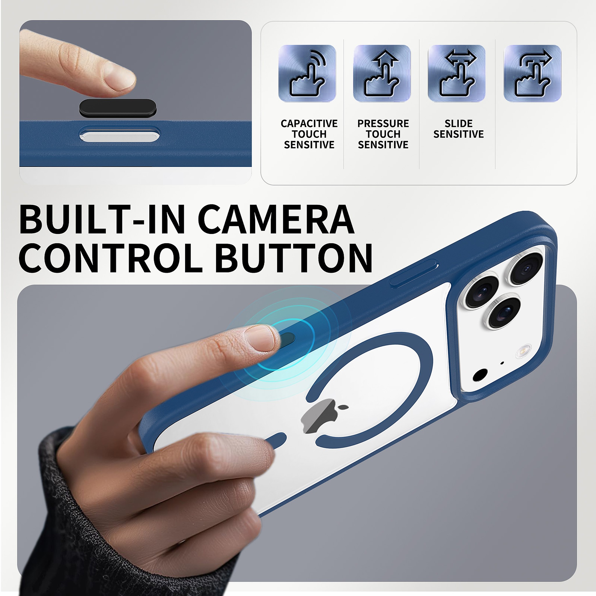 SendaFit Clear Two-in-One Camera-Button MagSafe Case for iPhone 17 Pro Max detail 34