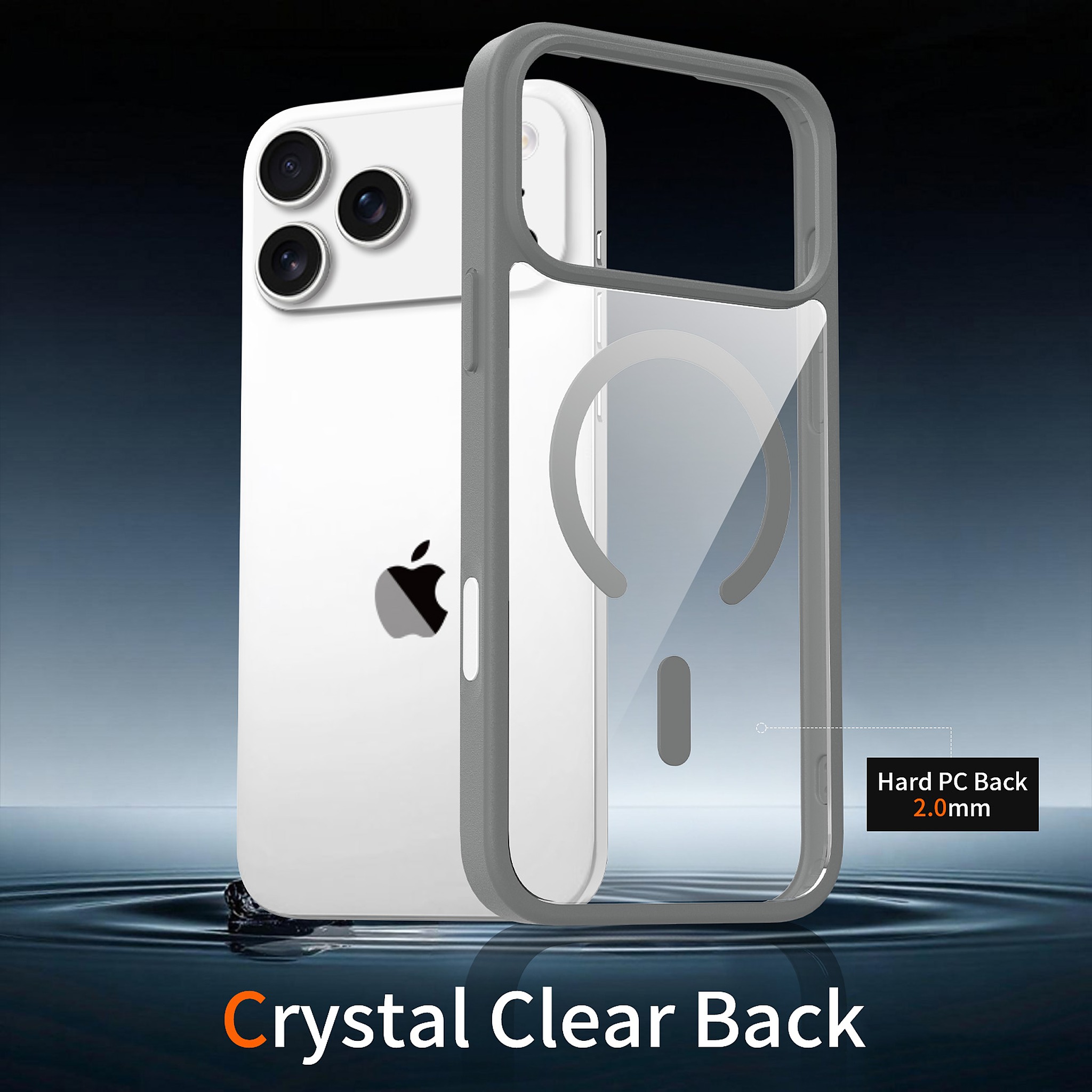 SendaFit Clear Two-in-One Camera-Button MagSafe Case for iPhone 17 Pro Max detail 8