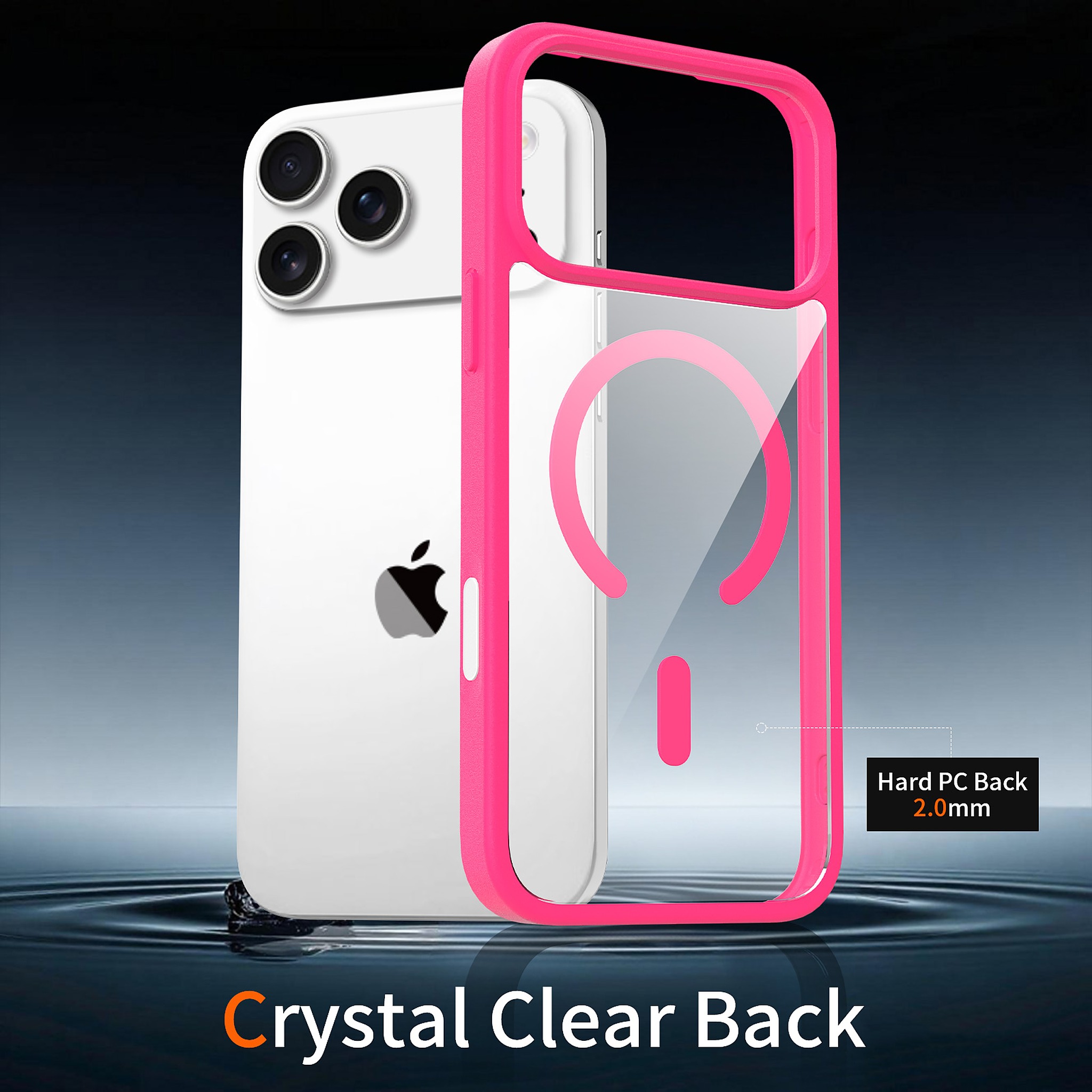 SendaFit Clear Two-in-One Camera-Button MagSafe Case for iPhone 17 Pro Max detail 9