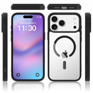 SendaFit Clear Two-in-One Camera-Button MagSafe Case for iPhone 17 Pro Max