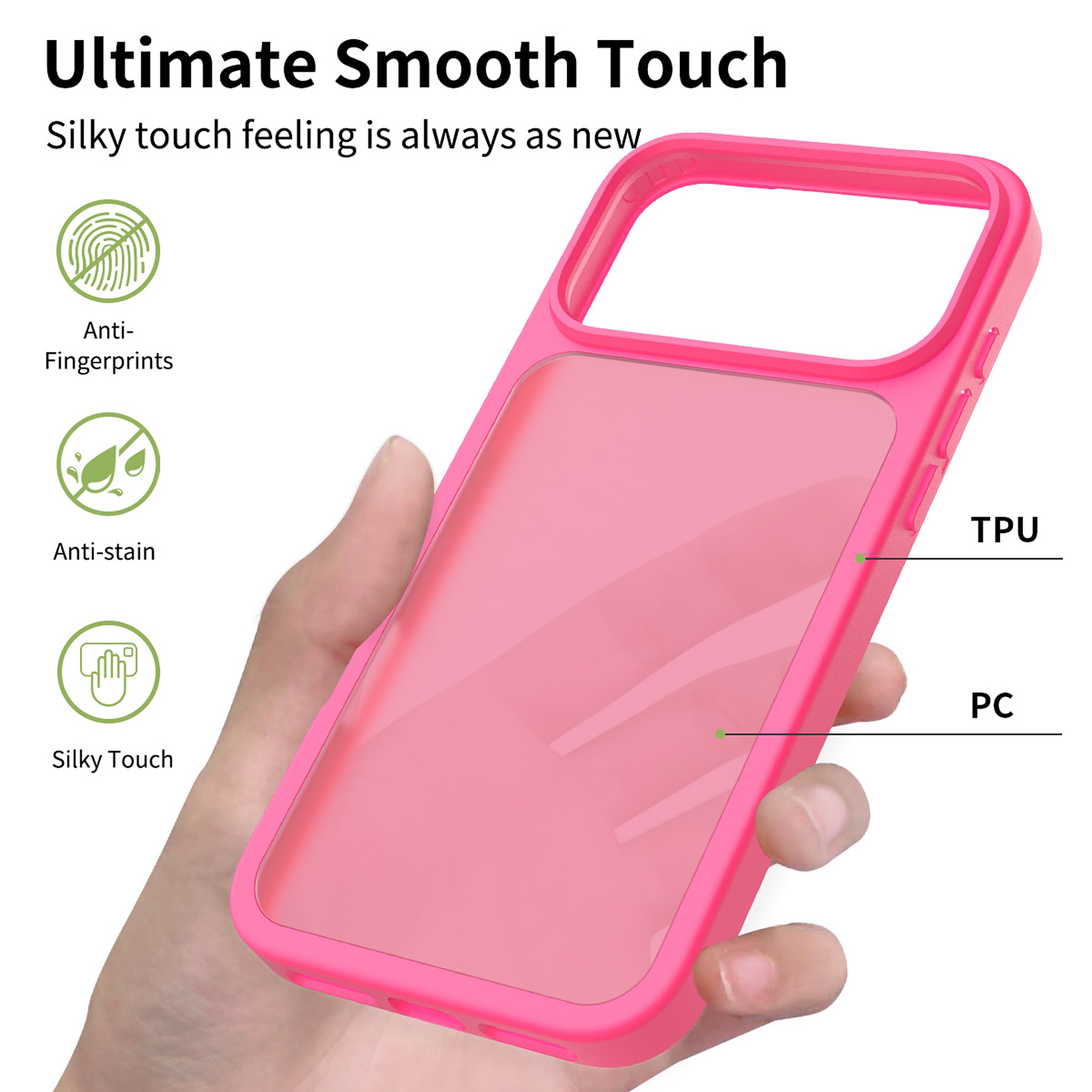 SendaFit Matte Skin-Feel Two-in-One Case for iPhone 17 Pro Max detail 10