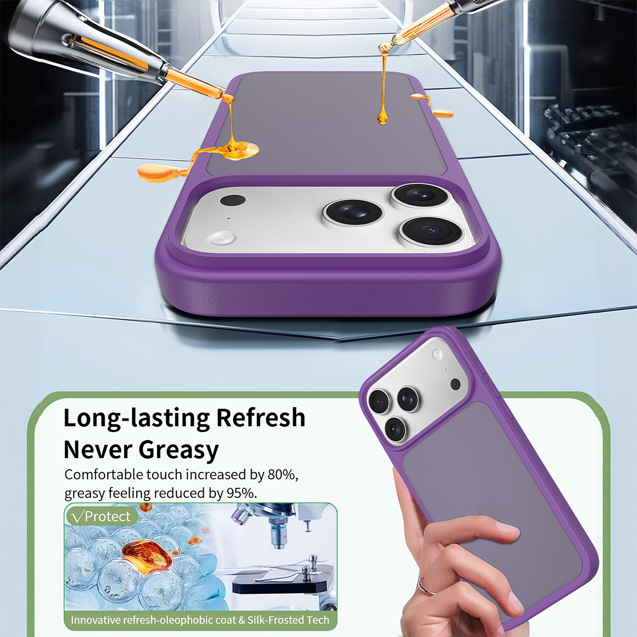 SendaFit Matte Skin-Feel Two-in-One Case for iPhone 17 Pro Max detail 29