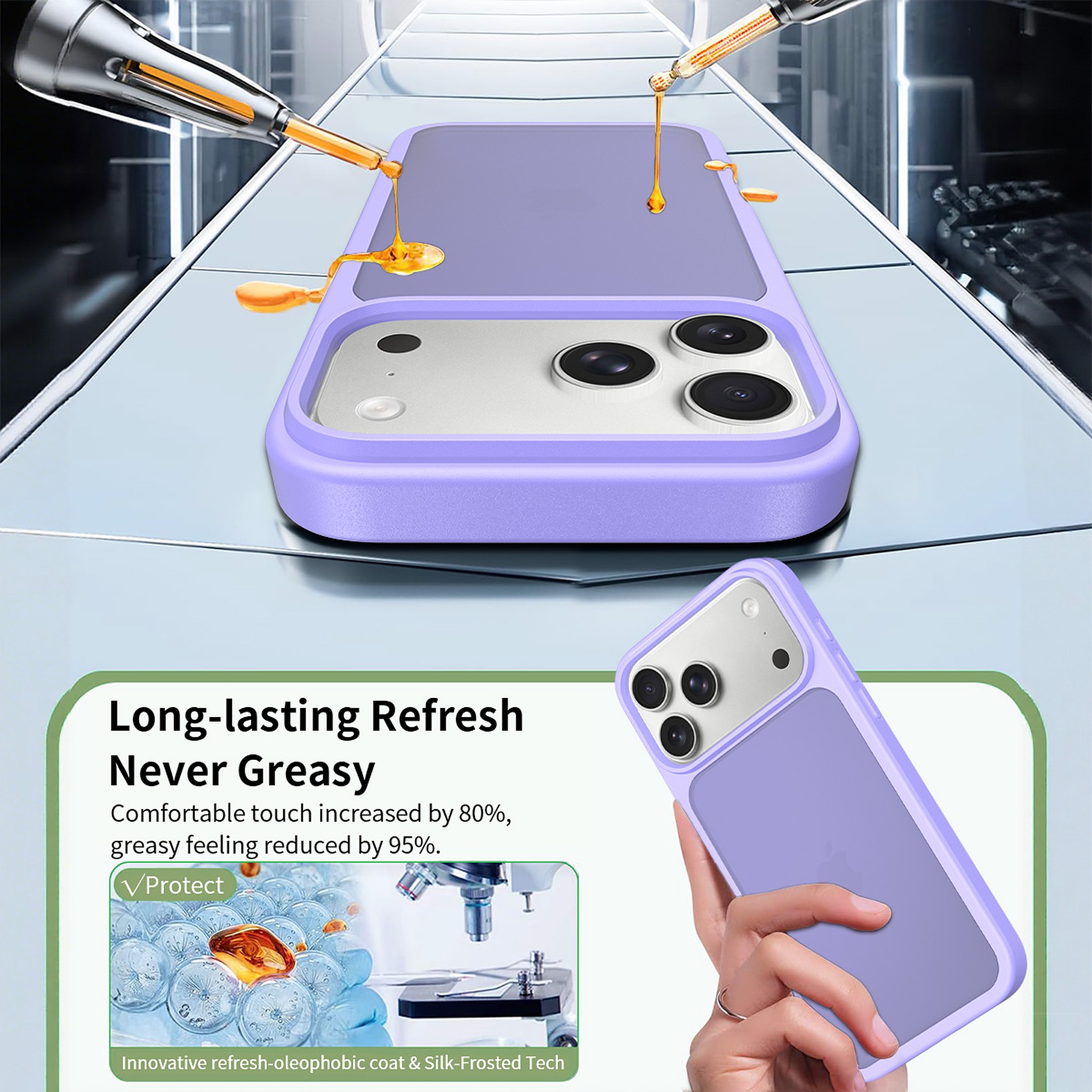 SendaFit Matte Skin-Feel Two-in-One Case for iPhone 17 Pro Max detail 34