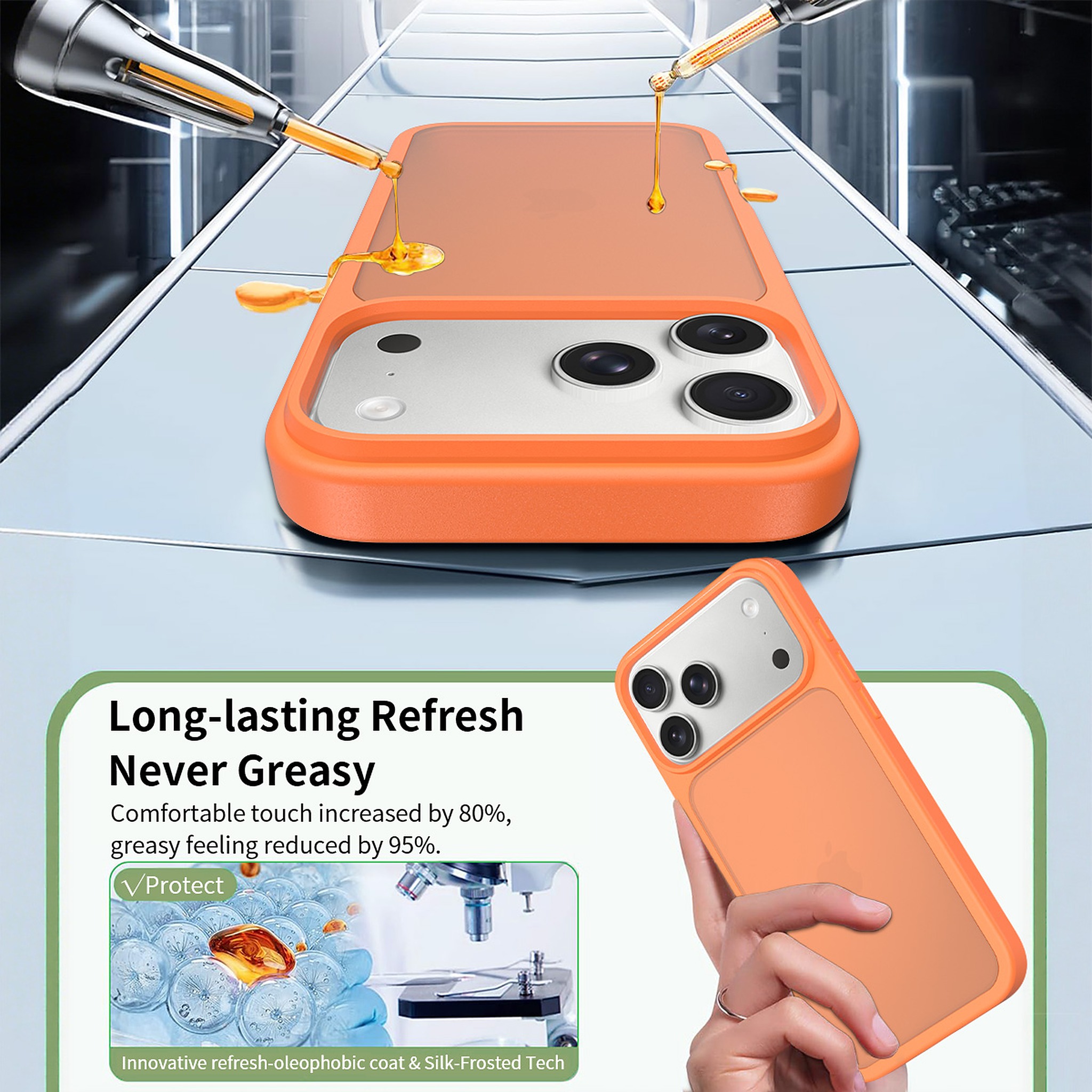 SendaFit Matte Skin-Feel Two-in-One Case for iPhone 17 Pro Max detail 35