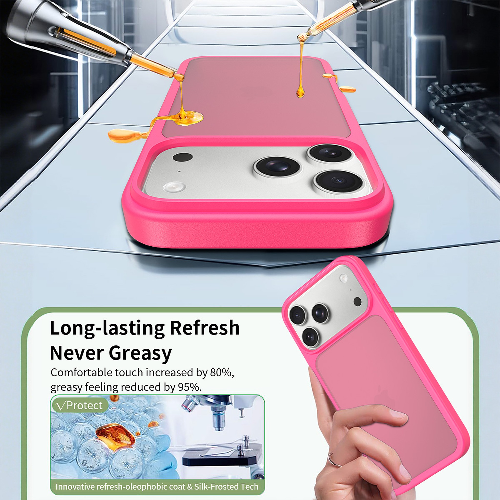 SendaFit Matte Skin-Feel Two-in-One Case for iPhone 17 Pro Max detail 36