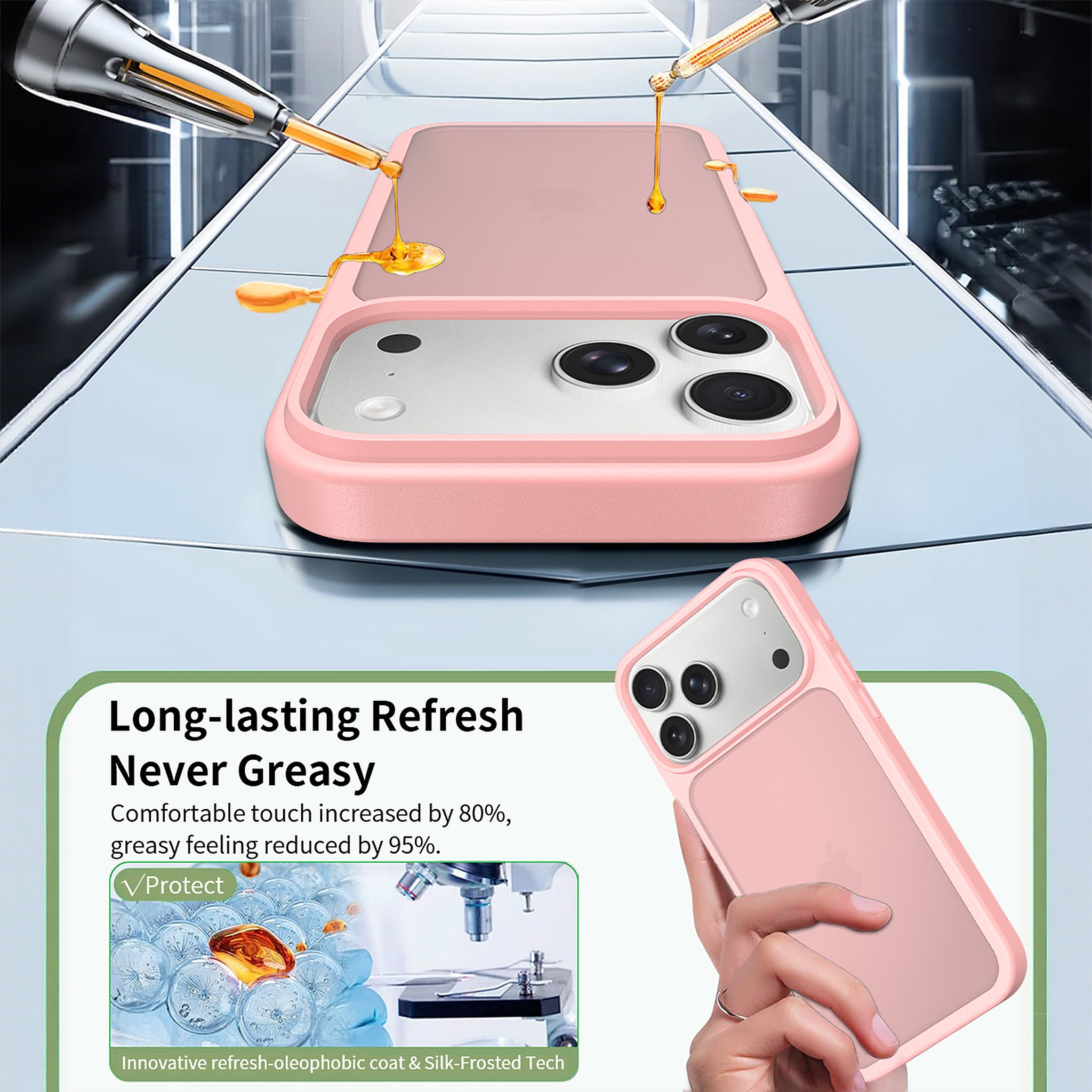 SendaFit Matte Skin-Feel Two-in-One Case for iPhone 17 Pro Max detail 37