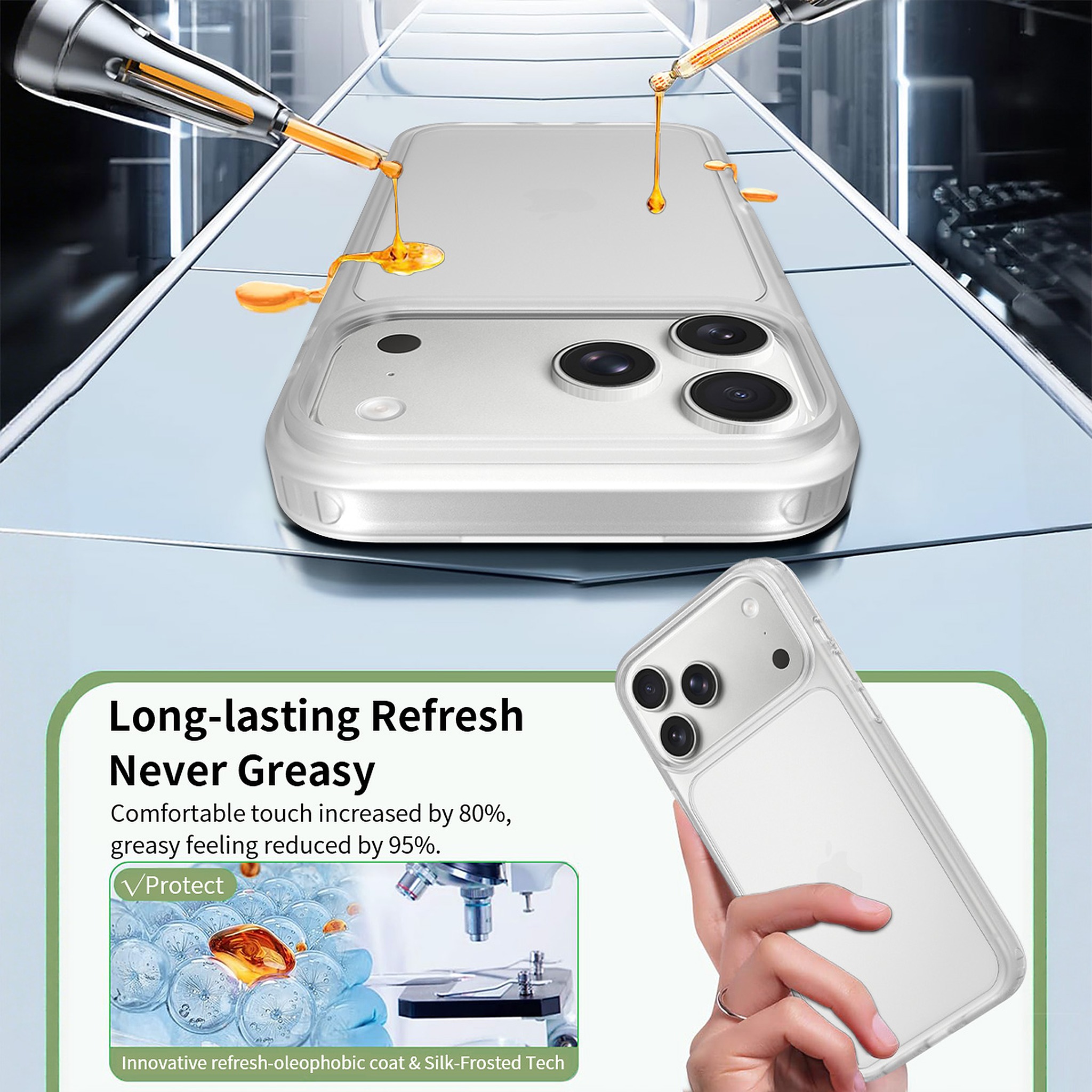 SendaFit Matte Skin-Feel Two-in-One Case for iPhone 17 Pro Max detail 38