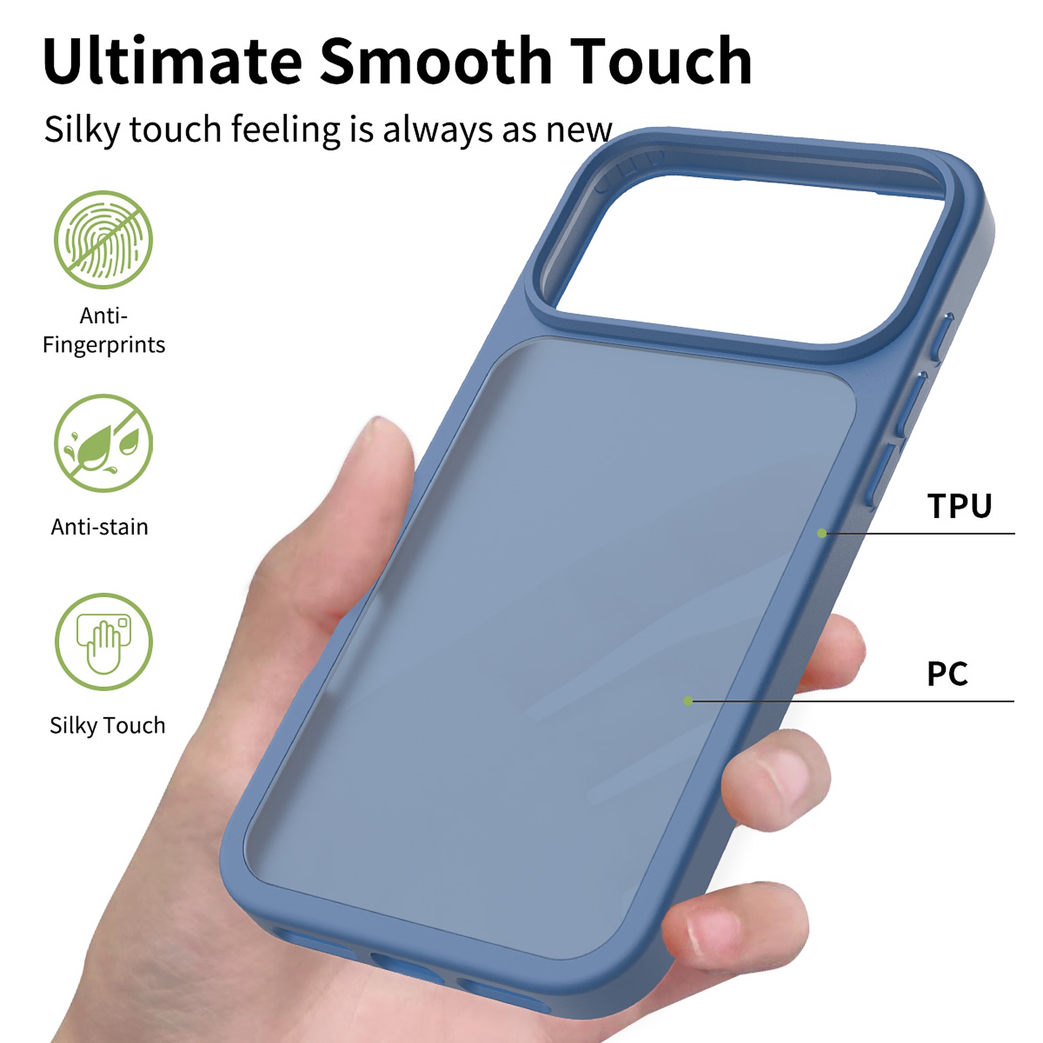 SendaFit Matte Skin-Feel Two-in-One Case for iPhone 17 Pro Max detail 4