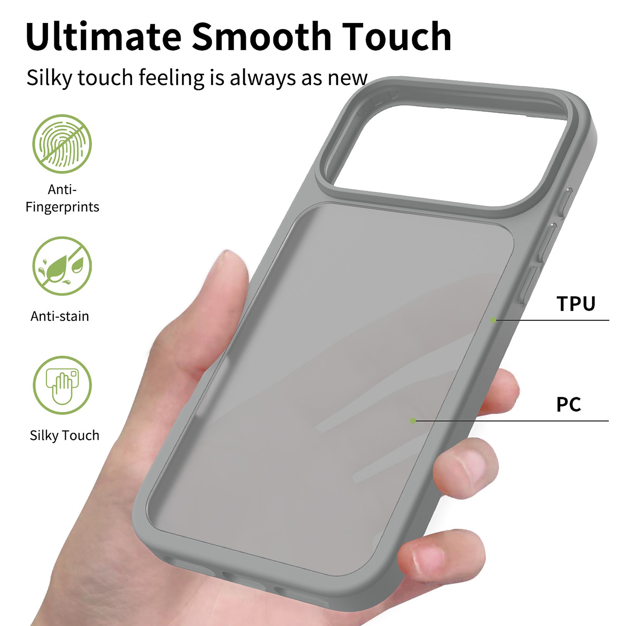 SendaFit Matte Skin-Feel Two-in-One Case for iPhone 17 Pro Max detail 6