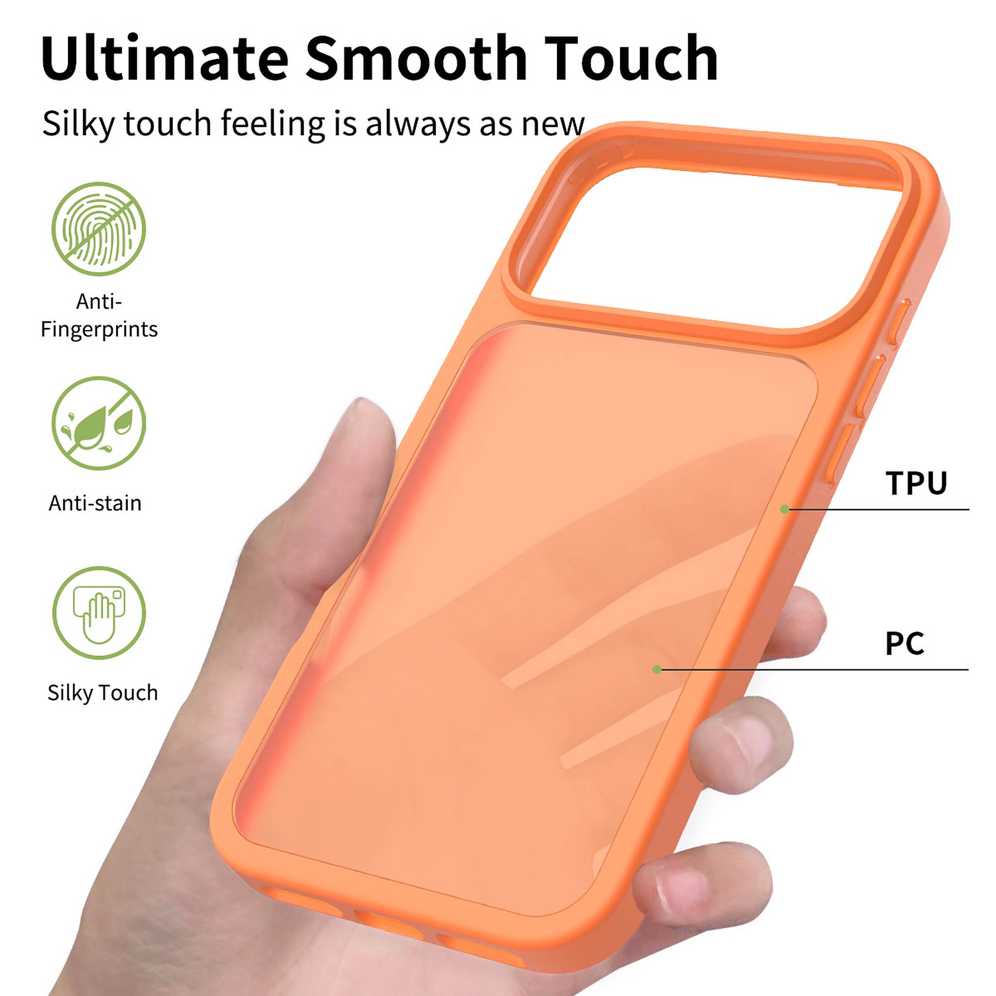 SendaFit Matte Skin-Feel Two-in-One Case for iPhone 17 Pro Max detail 9