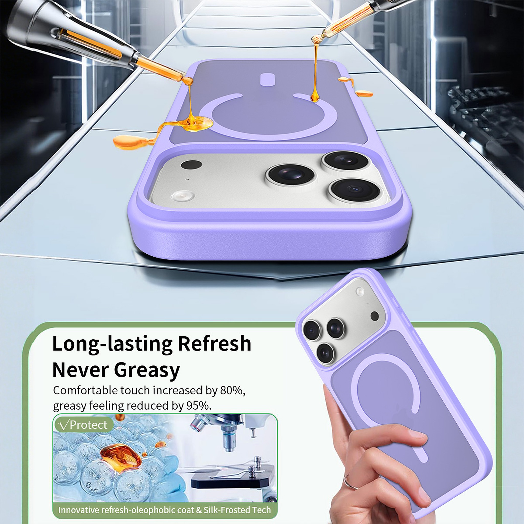 SendaFit Matte Skin-Feel Two-in-One MagSafe Case for iPhone 17 Pro Max detail 35