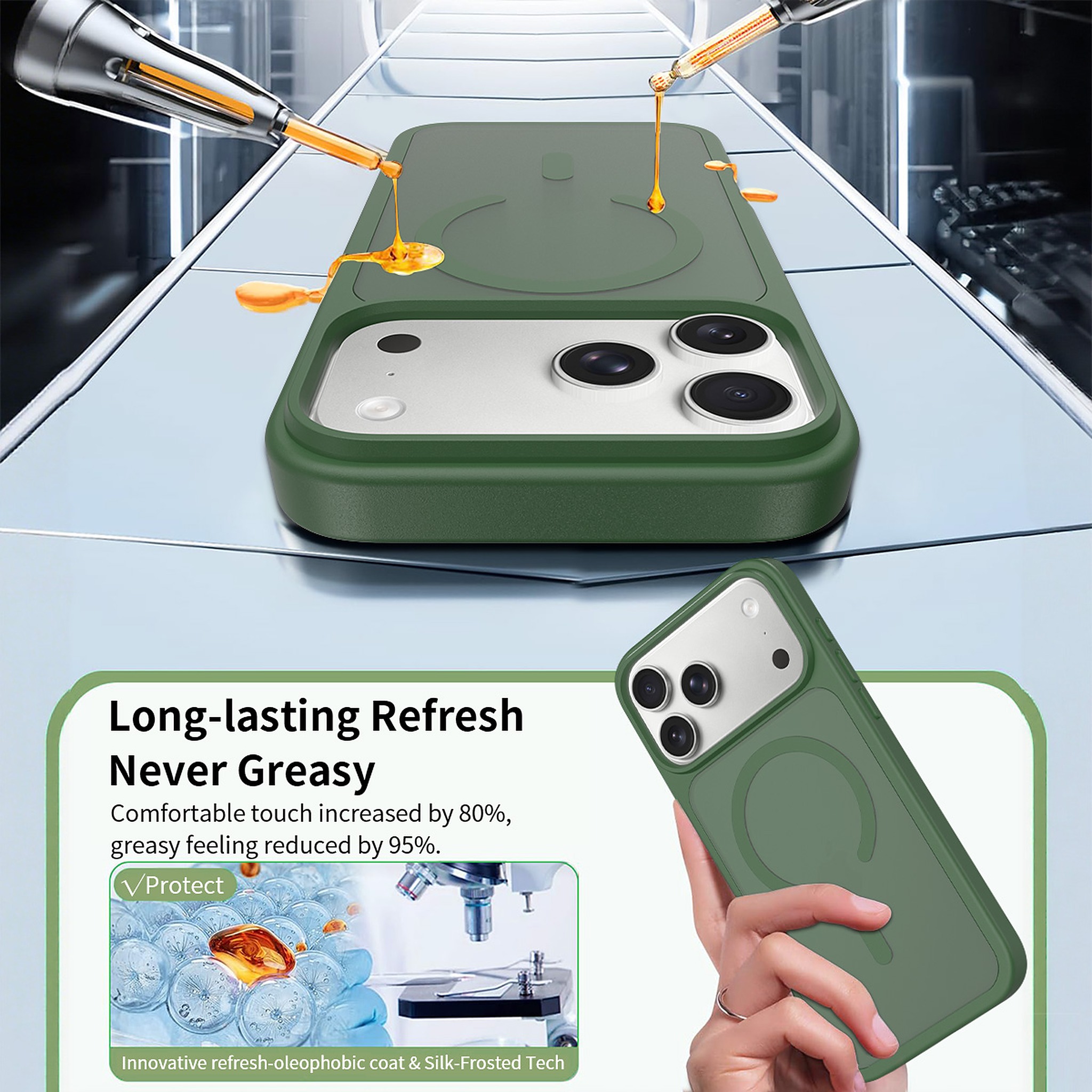 SendaFit Matte Skin-Feel Two-in-One MagSafe Case for iPhone 17 Pro Max detail 38