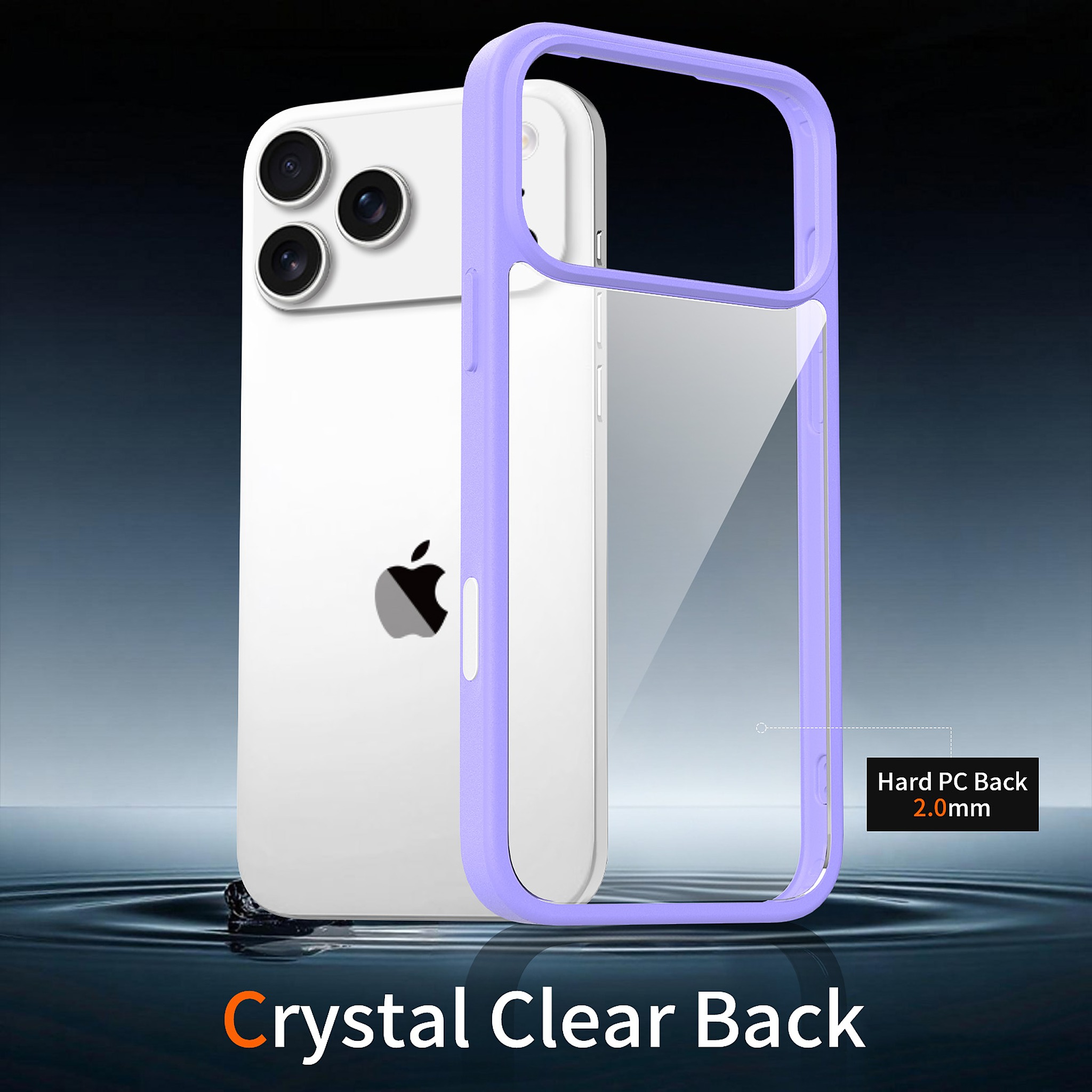 SendaFit Clear Two-in-One Camera-Button Case for iPhone 17 Pro Max detail 11