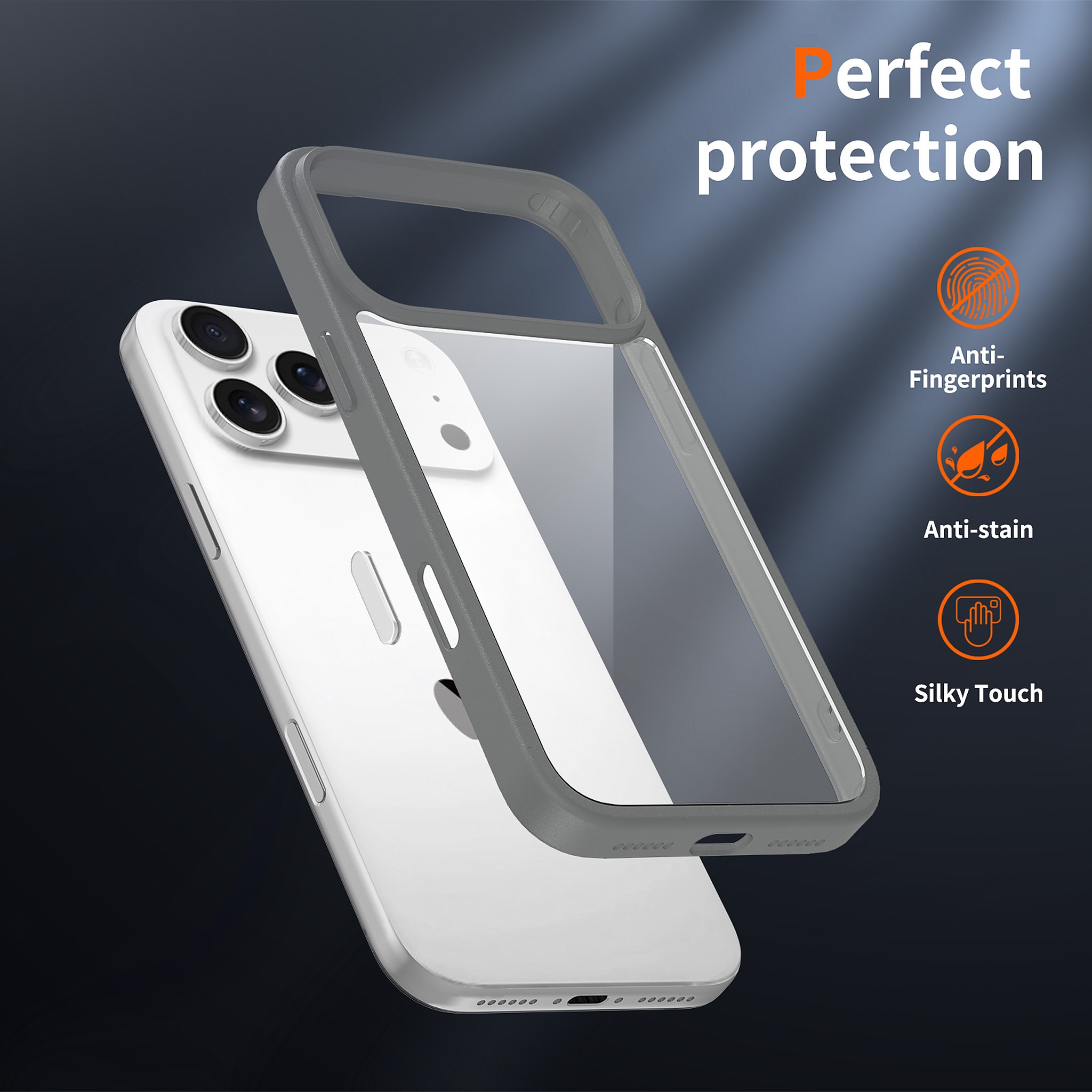 SendaFit Clear Two-in-One Camera-Button Case for iPhone 17 Pro Max detail 15