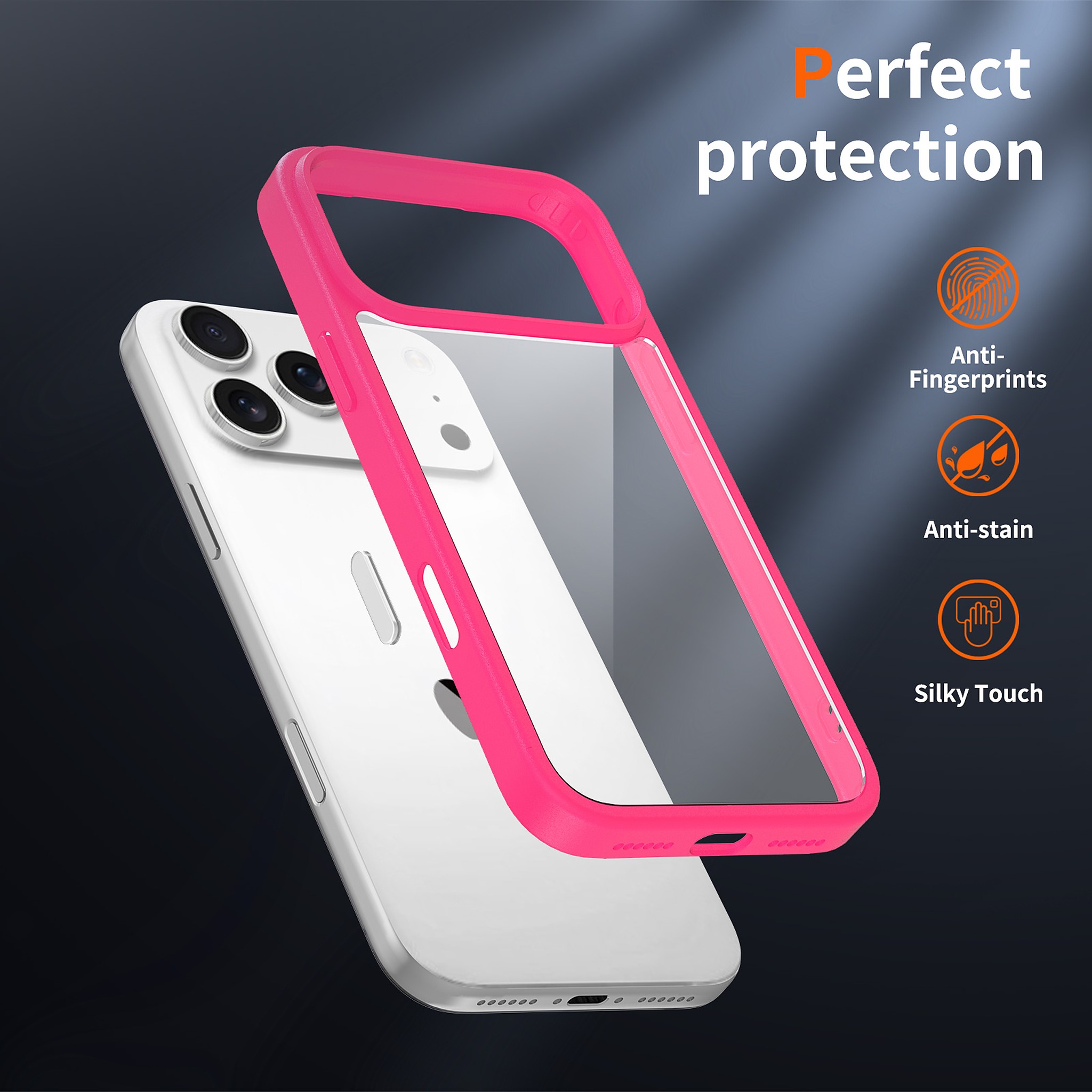 SendaFit Clear Two-in-One Camera-Button Case for iPhone 17 Pro Max detail 16