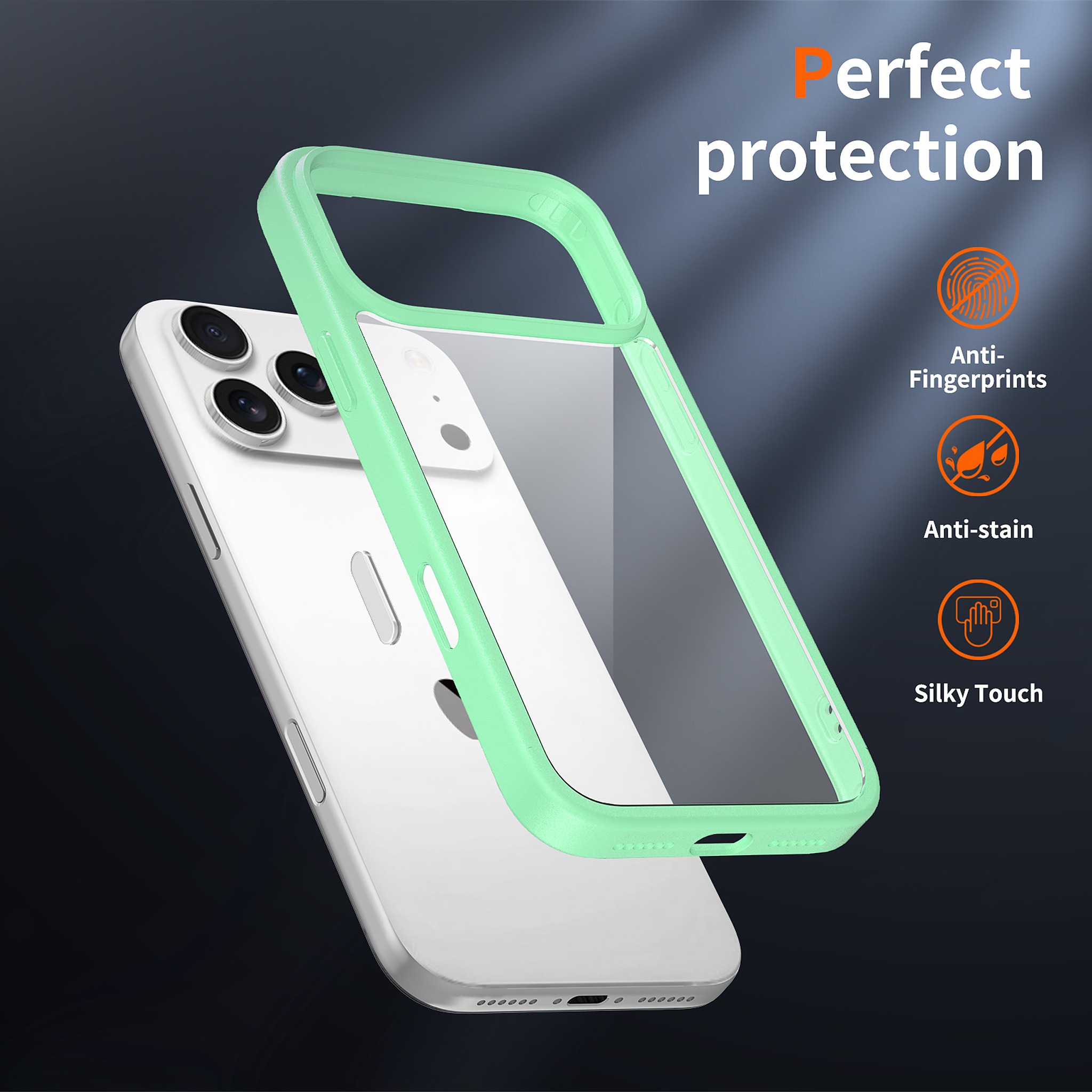 SendaFit Clear Two-in-One Camera-Button Case for iPhone 17 Pro Max detail 19