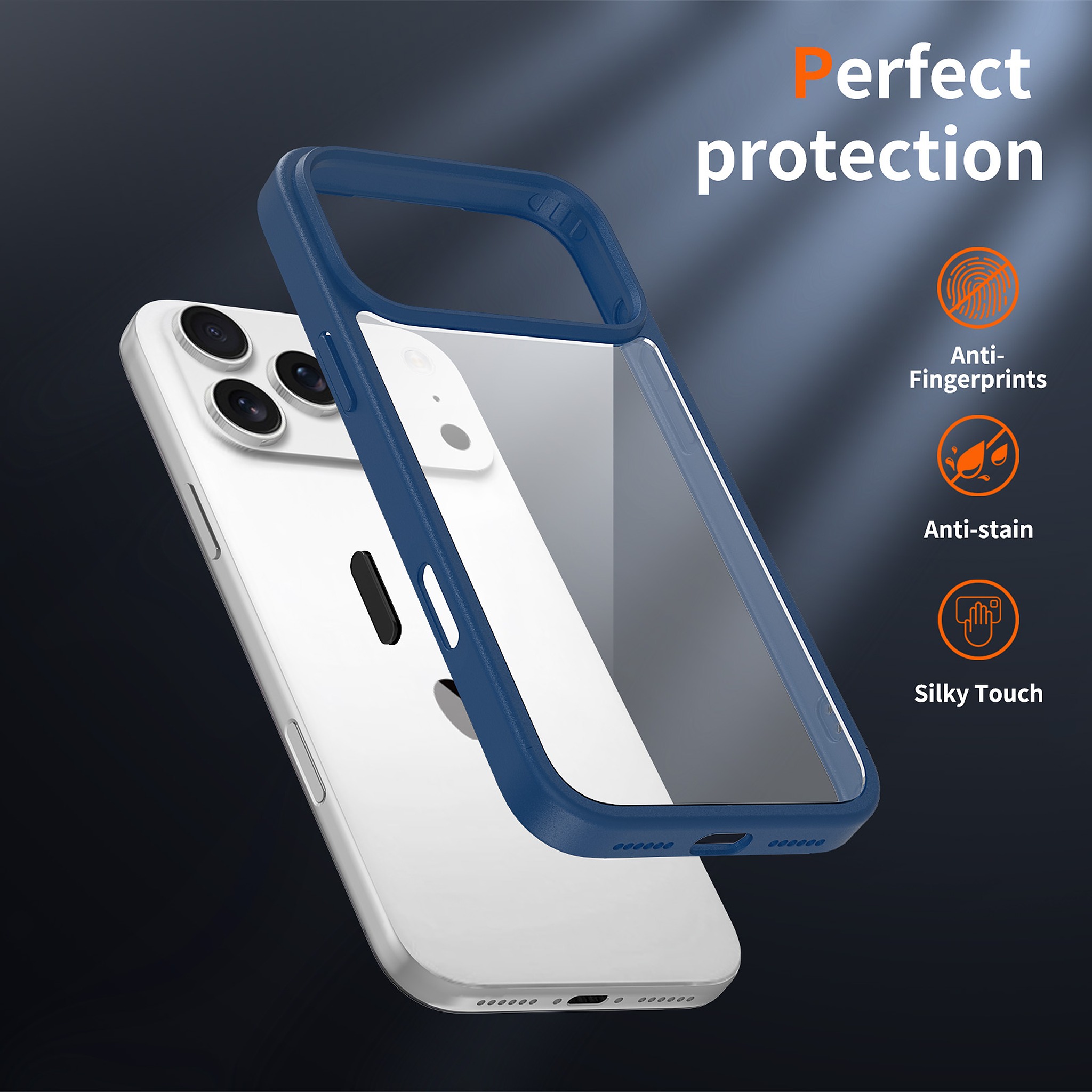 SendaFit Clear Two-in-One Camera-Button Case for iPhone 17 Pro Max detail 20