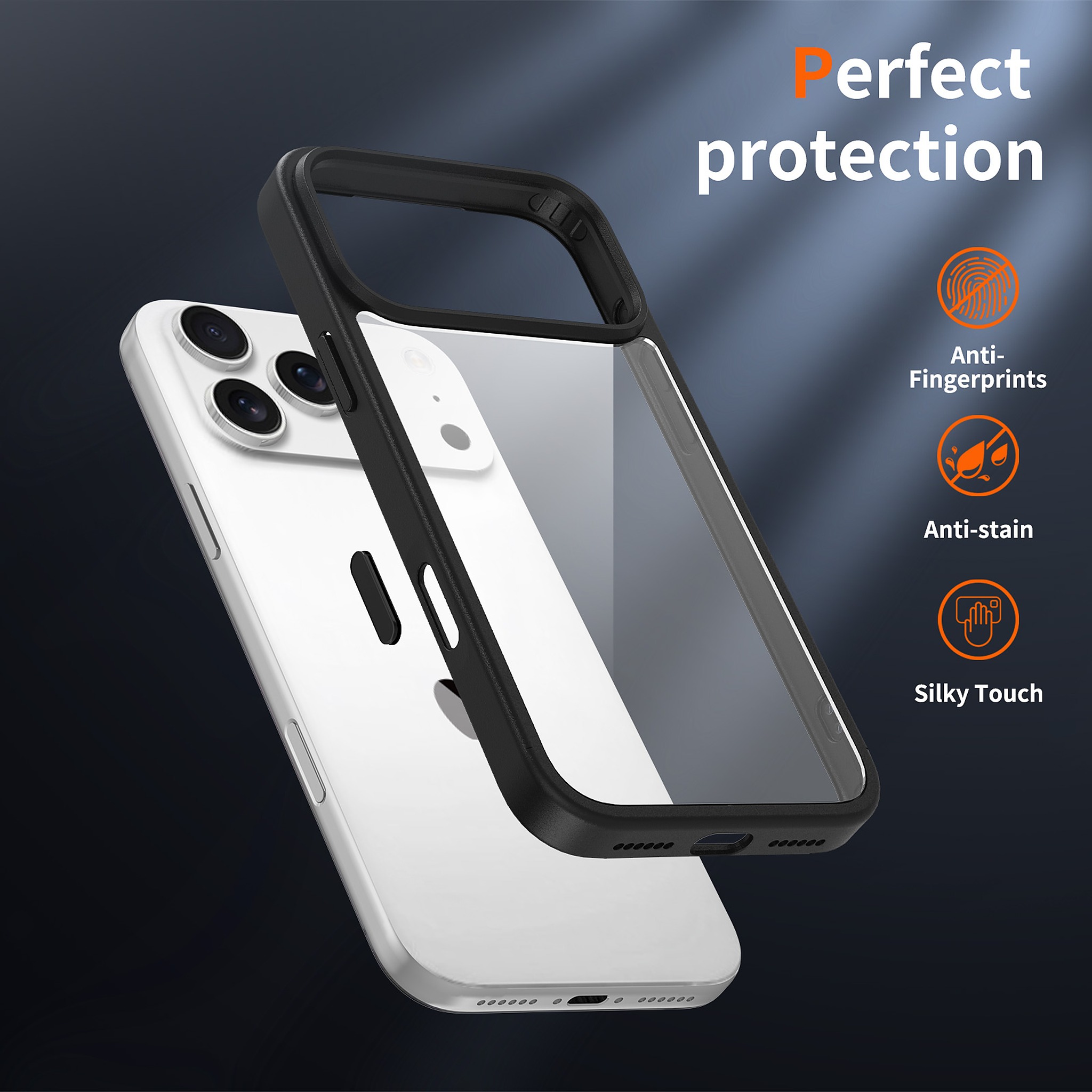 SendaFit Clear Two-in-One Camera-Button Case for iPhone 17 Pro Max detail 21