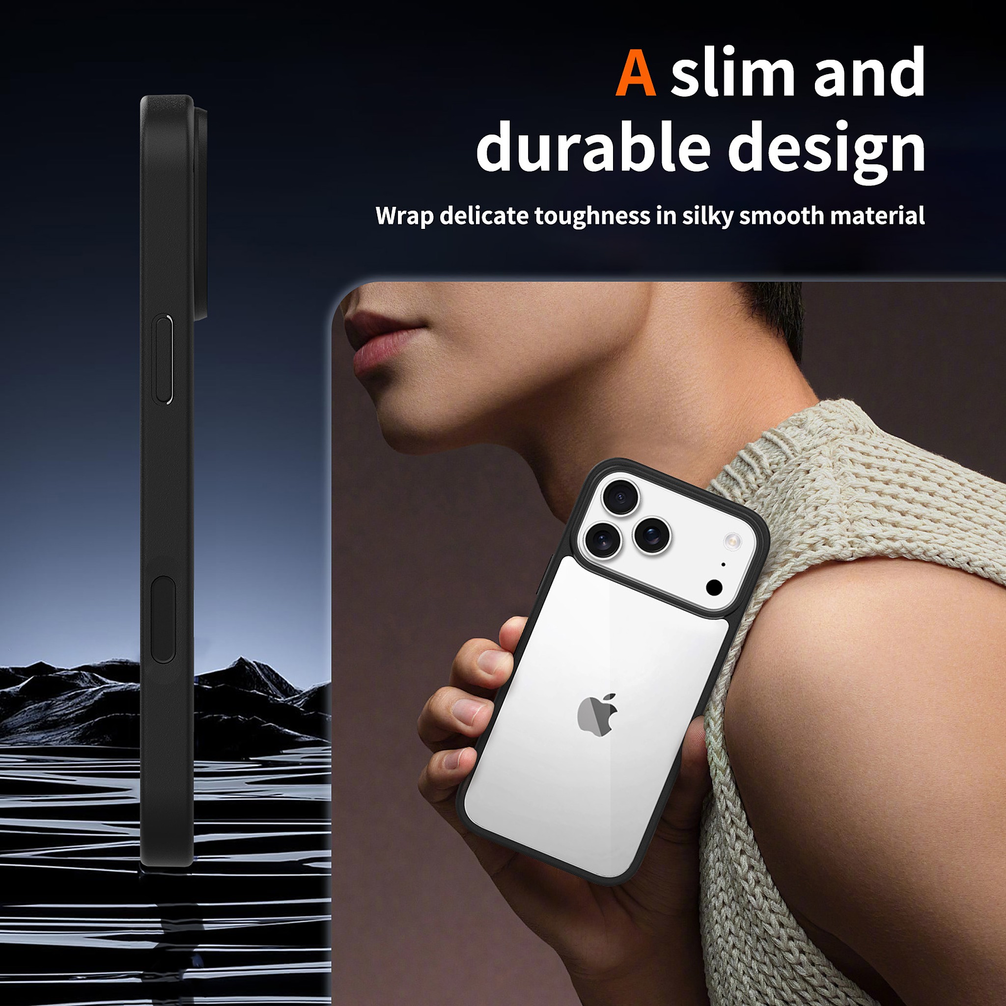 SendaFit Clear Two-in-One Camera-Button Case for iPhone 17 Pro Max detail 28