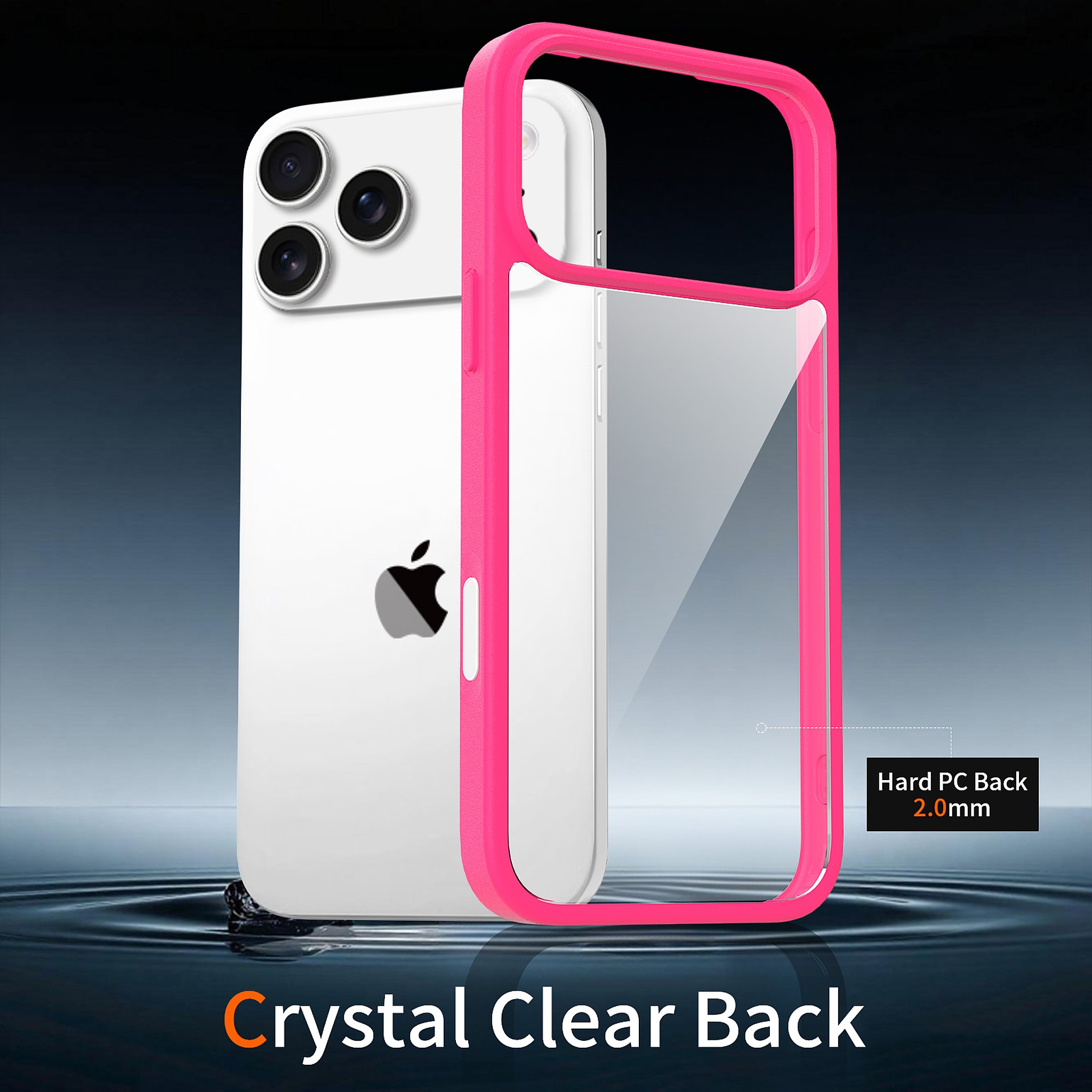 SendaFit Clear Two-in-One Camera-Button Case for iPhone 17 Pro Max detail 9