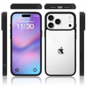 SendaFit Clear Two-in-One Camera-Button Case for iPhone 17 Pro Max