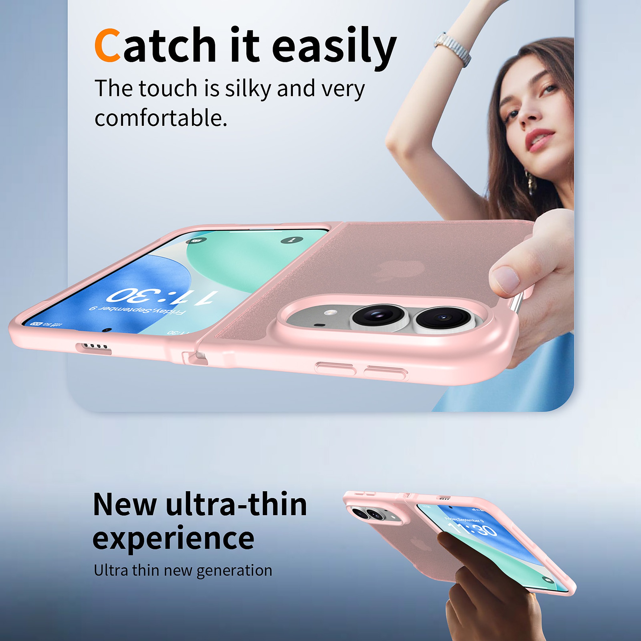 SendaFit Matte Skin-Feel Two-in-One Fold-Open Case for iPhone 18 Fold detail 11