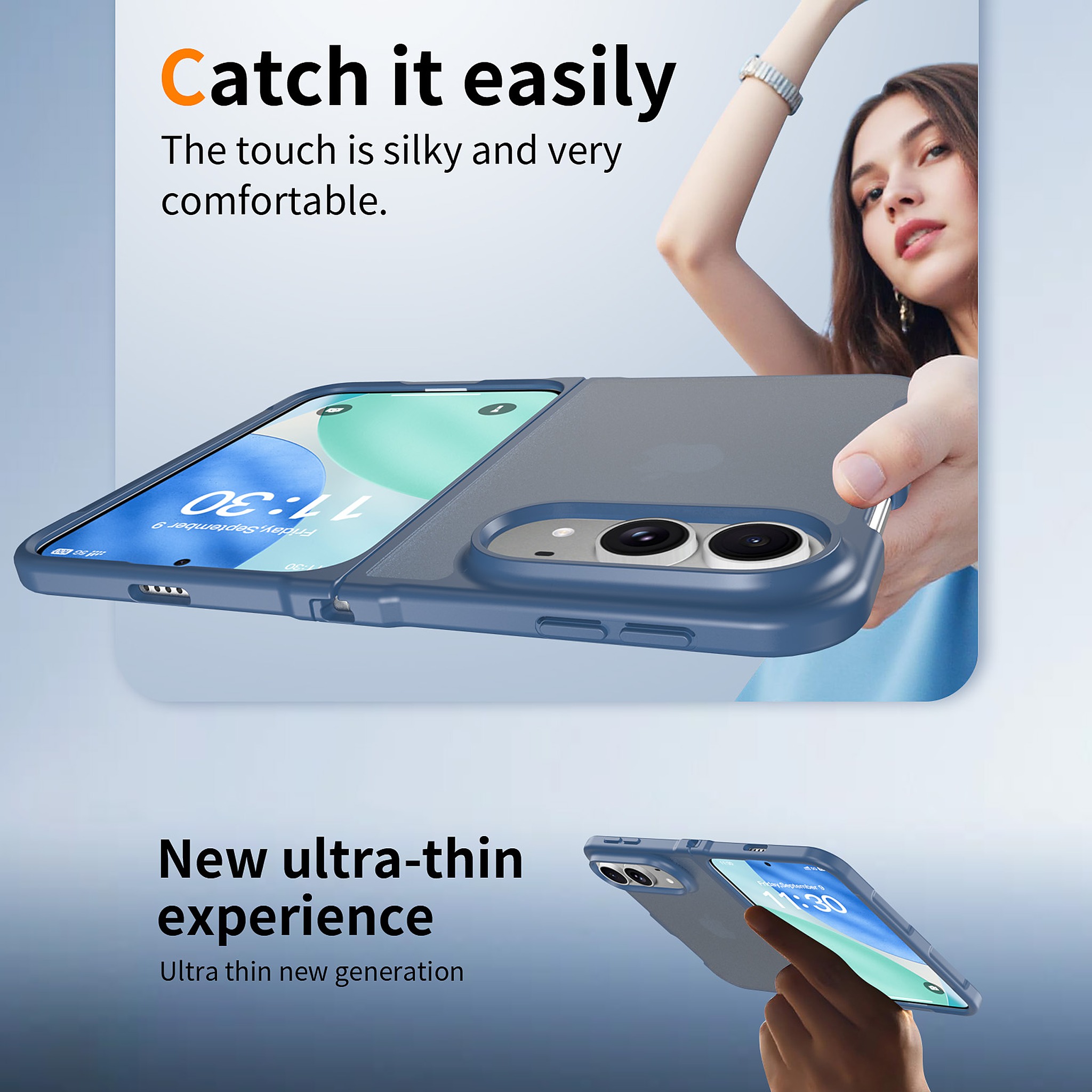 SendaFit Matte Skin-Feel Two-in-One Fold-Open Case for iPhone 18 Fold detail 20