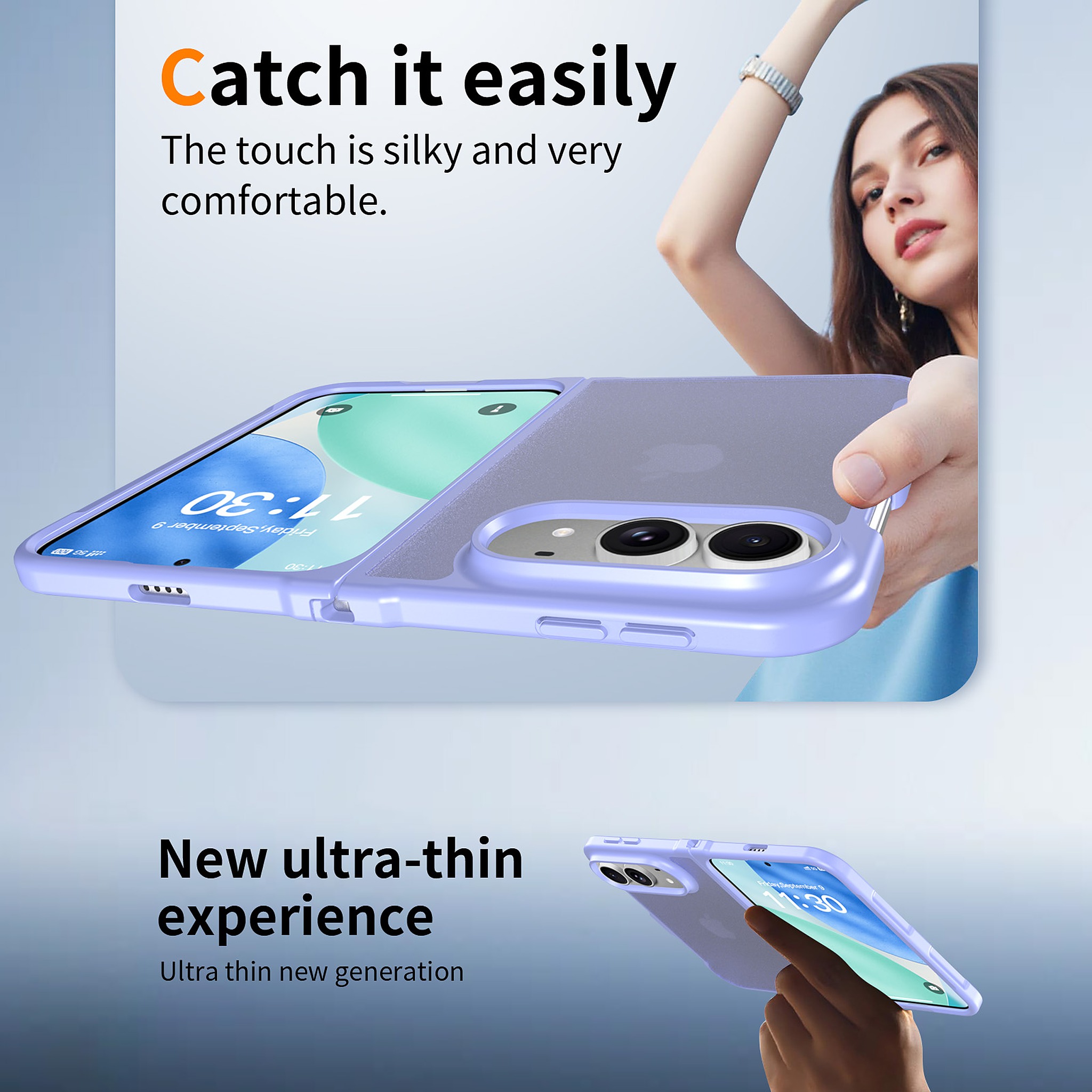 SendaFit Matte Skin-Feel Two-in-One Fold-Open Case for iPhone 18 Fold detail 25