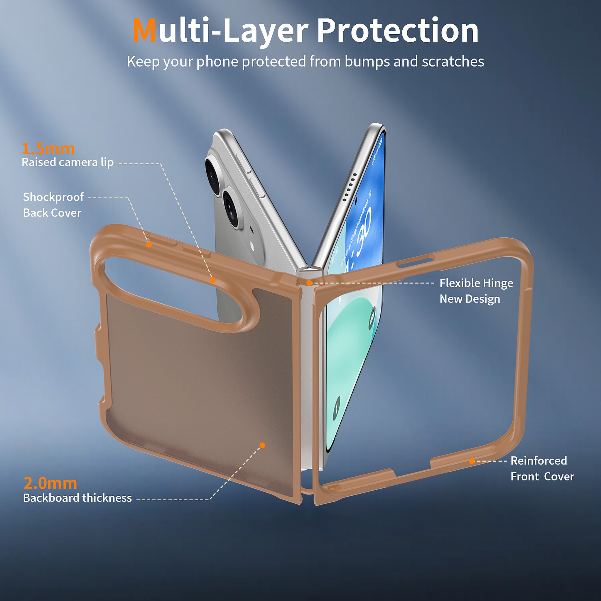 SendaFit Matte Skin-Feel Two-in-One Fold-Open Case for iPhone 18 Fold detail 32