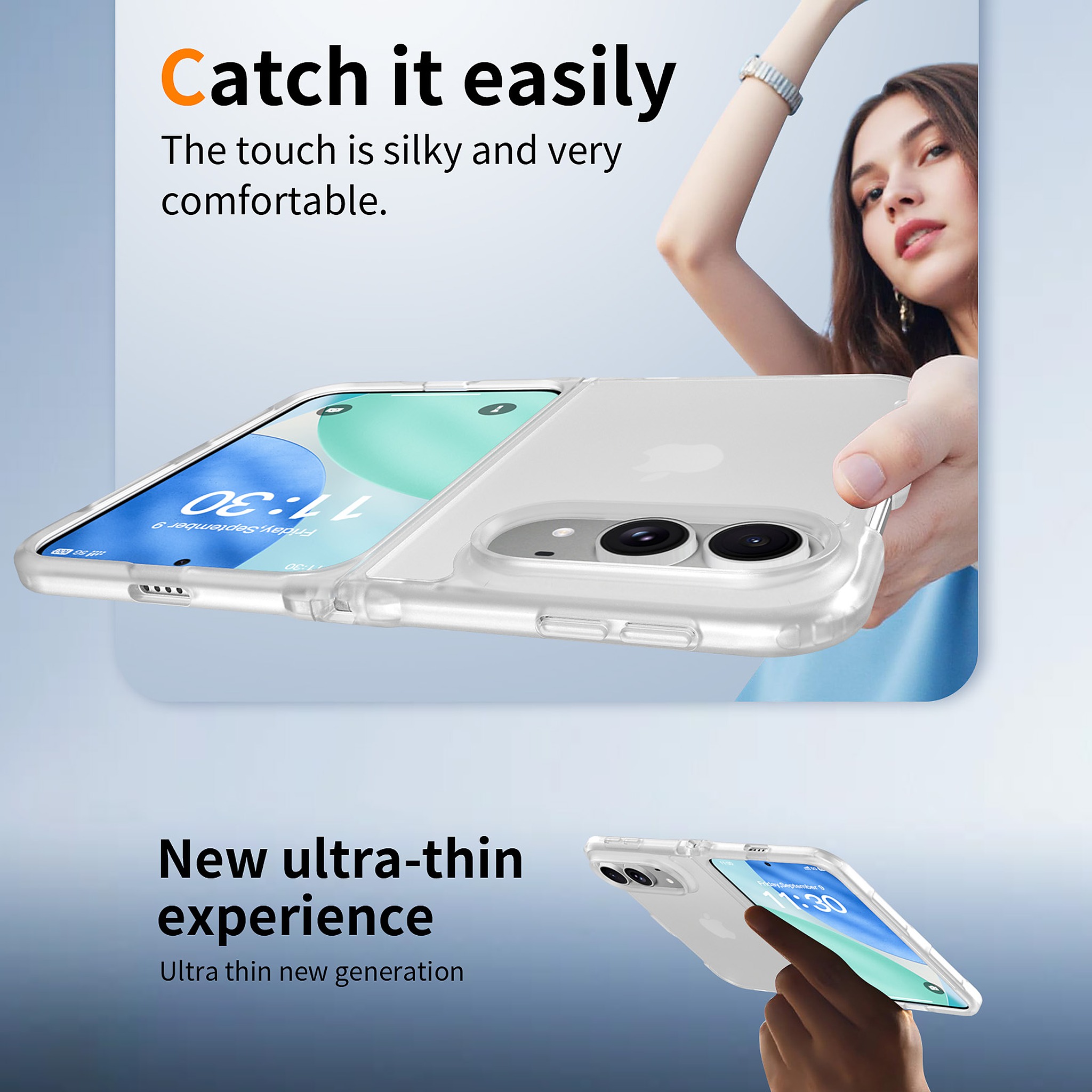 SendaFit Matte Skin-Feel Two-in-One Fold-Open Case for iPhone 18 Fold detail 43