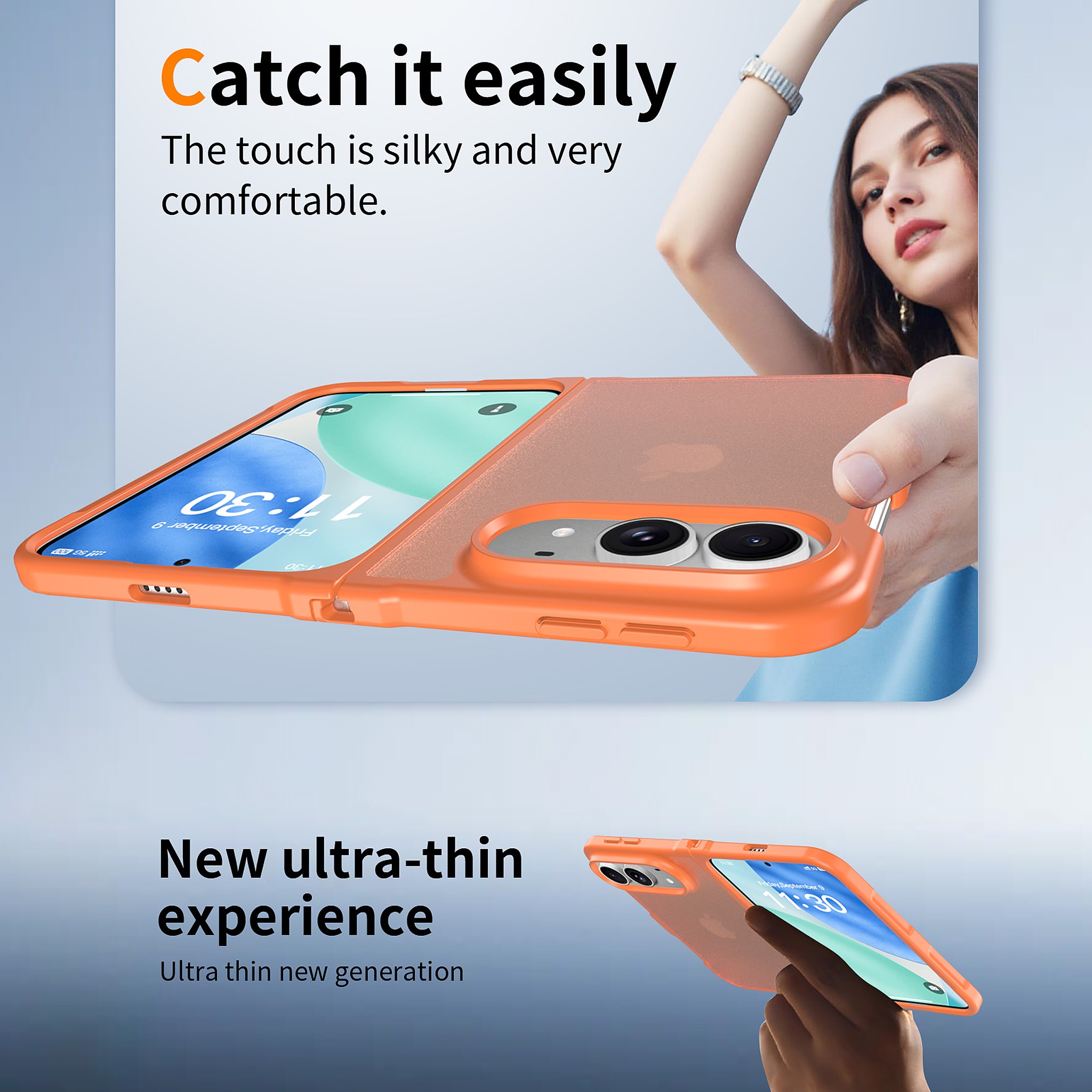 SendaFit Matte Skin-Feel Two-in-One Fold-Open Case for iPhone 18 Fold detail 47