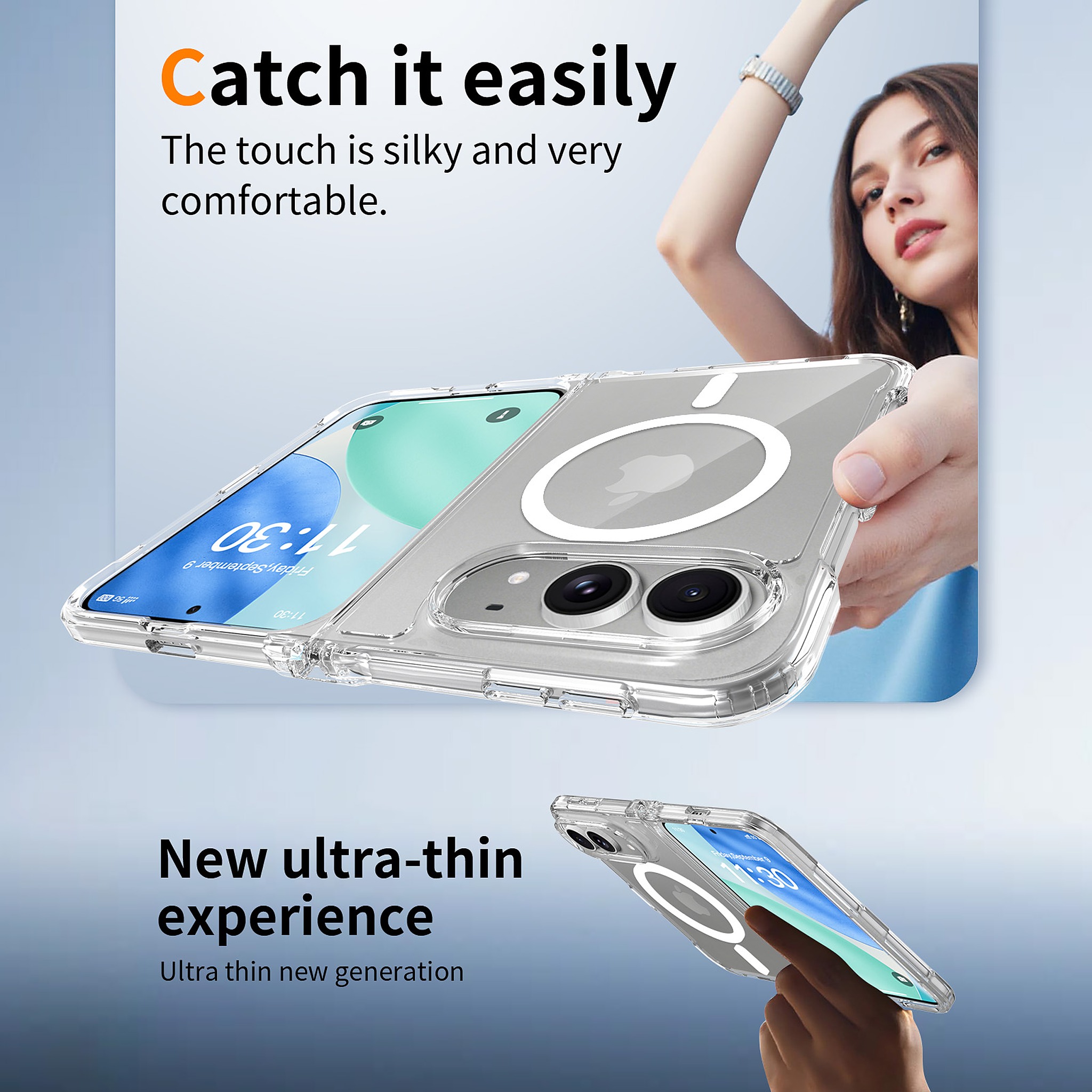 SendaFit 2.0mm Anti-Scratch Fold-Open MagSafe Case for iPhone 18 Fold detail 4