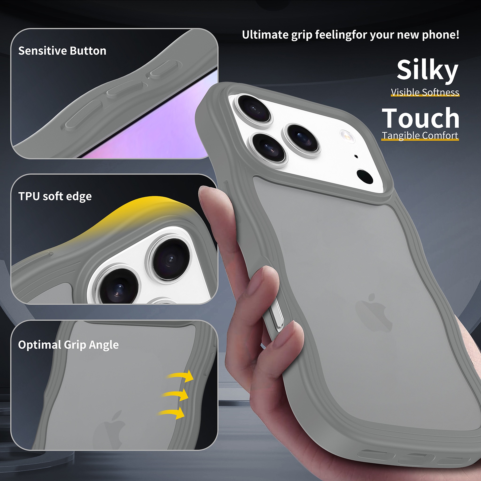 SendaFit Wavy Matte Two-in-One Case for iPhone 17 Pro & 18 Pro detail 11
